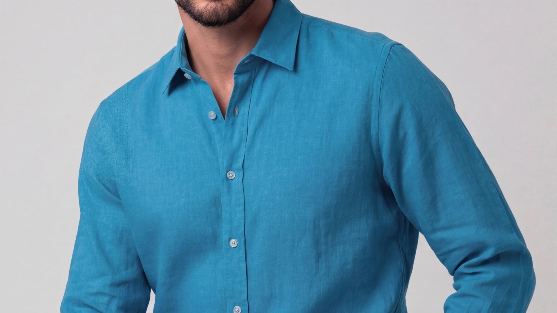 CAMICIE 100% LINO MANICA LUNGA