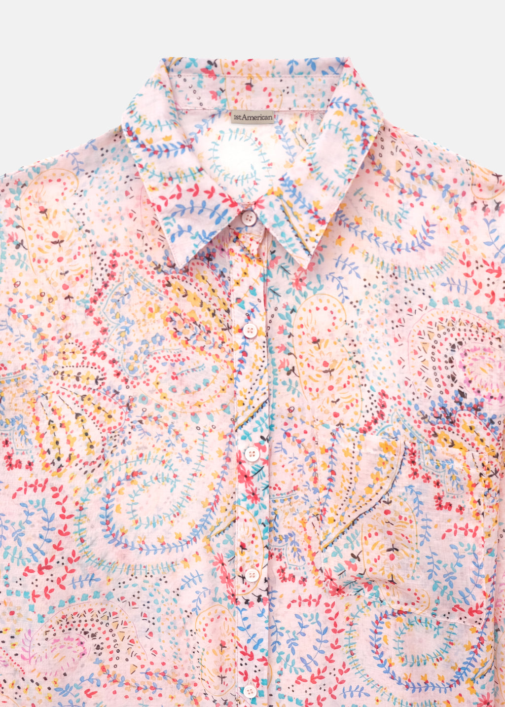 CAMICIA IN COTONE E SETA MANICA LUNGA