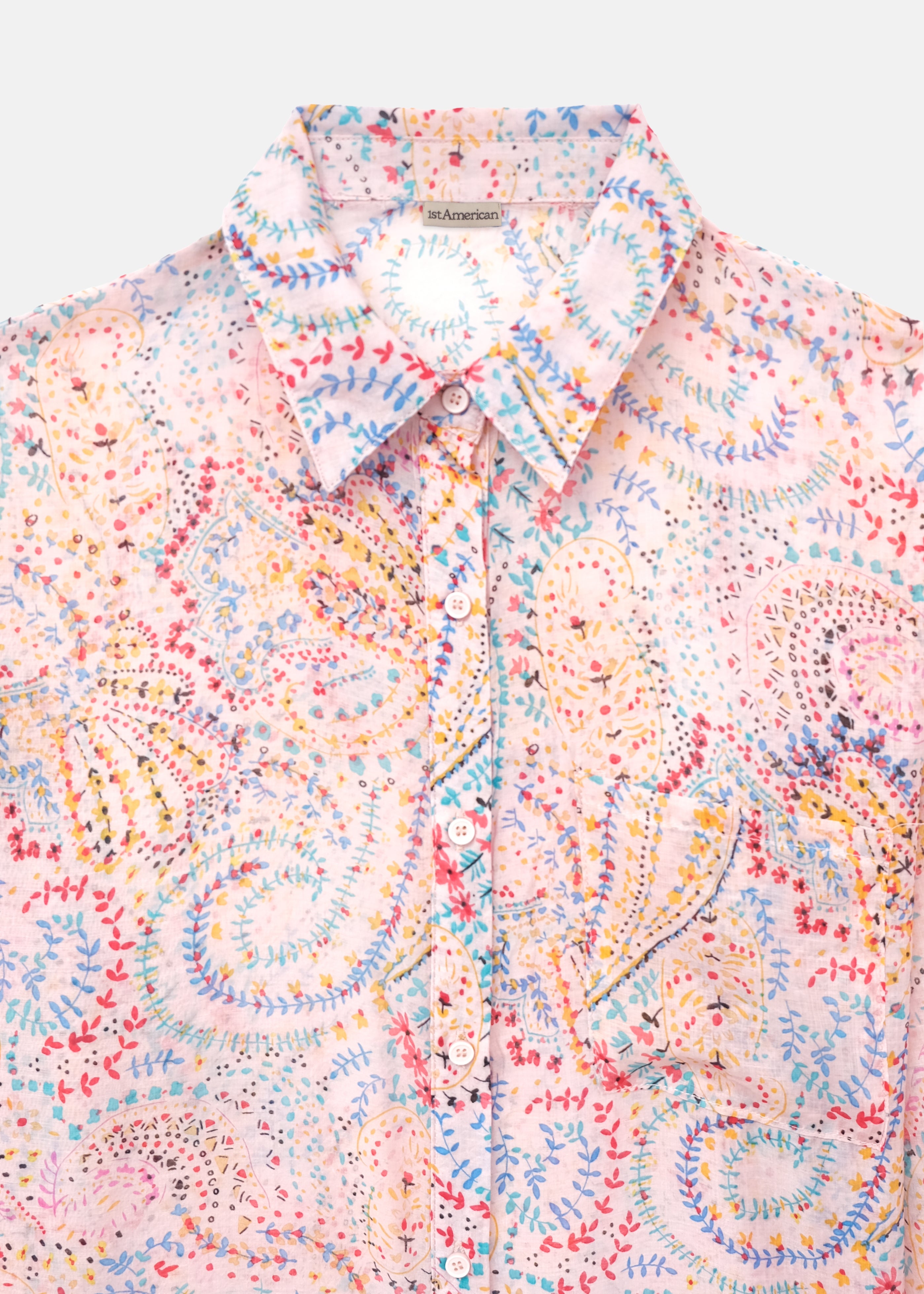 CAMICIA IN COTONE E SETA MANICA LUNGA