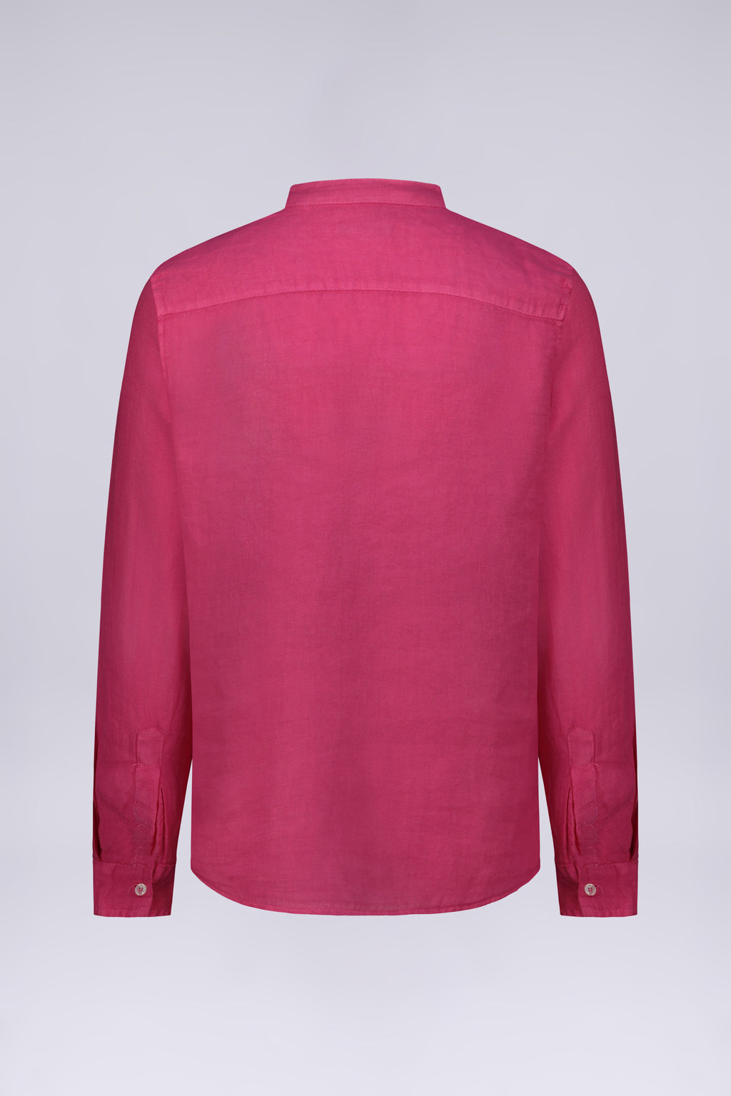 CAMICIA 100% LINO MANICA LUNGA COLLO COREANO