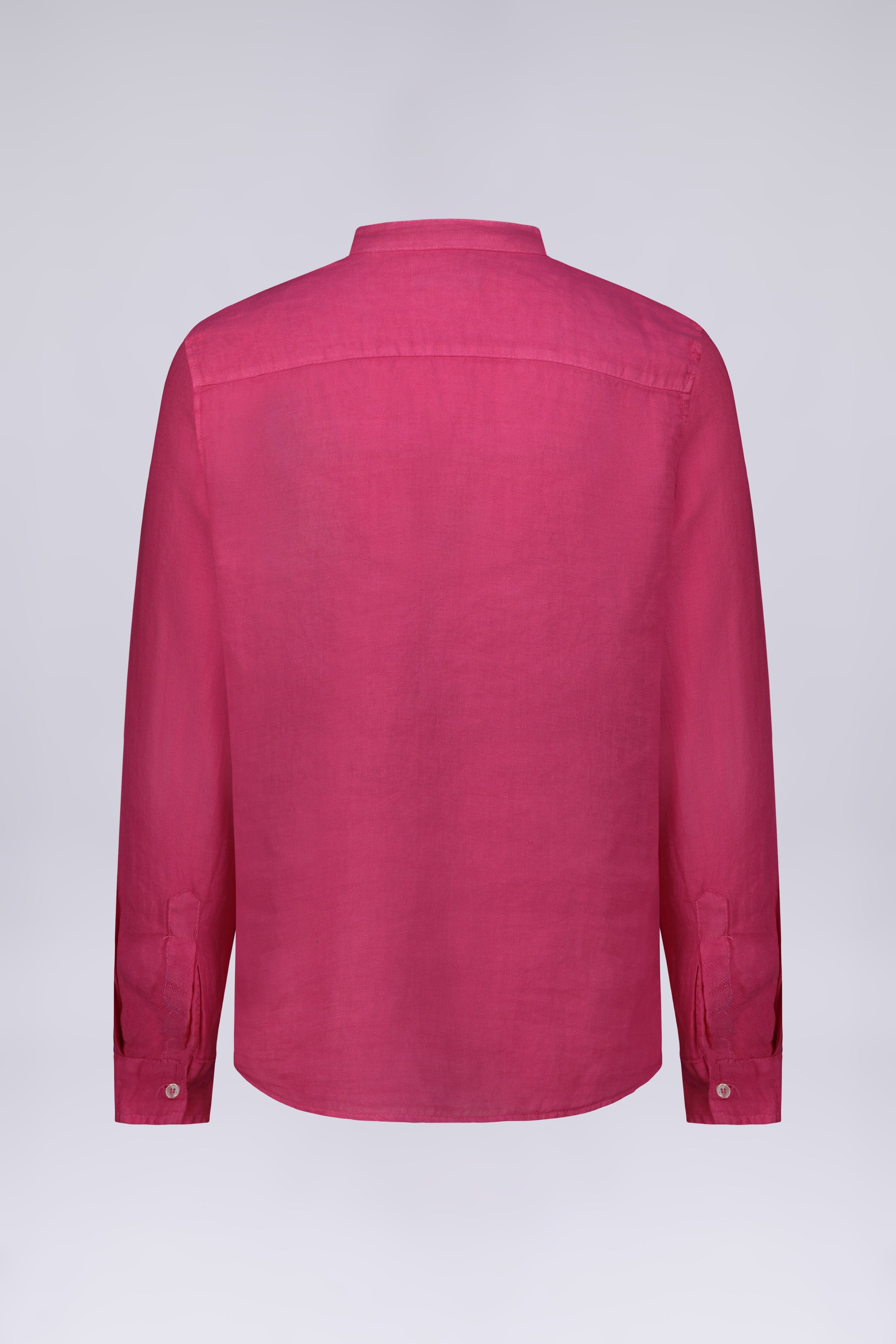 CAMICIA 100% LINO MANICA LUNGA COLLO COREANO