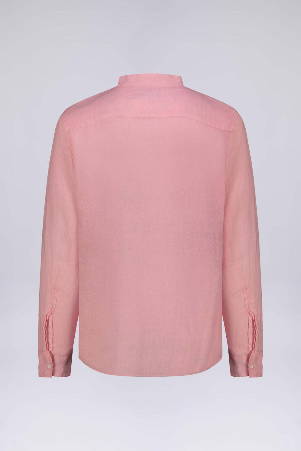 CAMICIA 100% LINO MANICA LUNGA COLLO COREANO