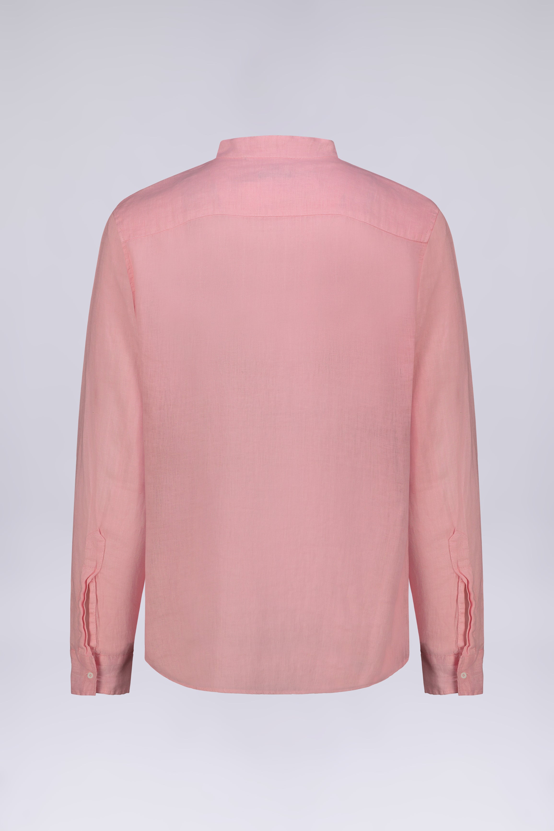 CAMICIA 100% LINO MANICA LUNGA COLLO COREANO