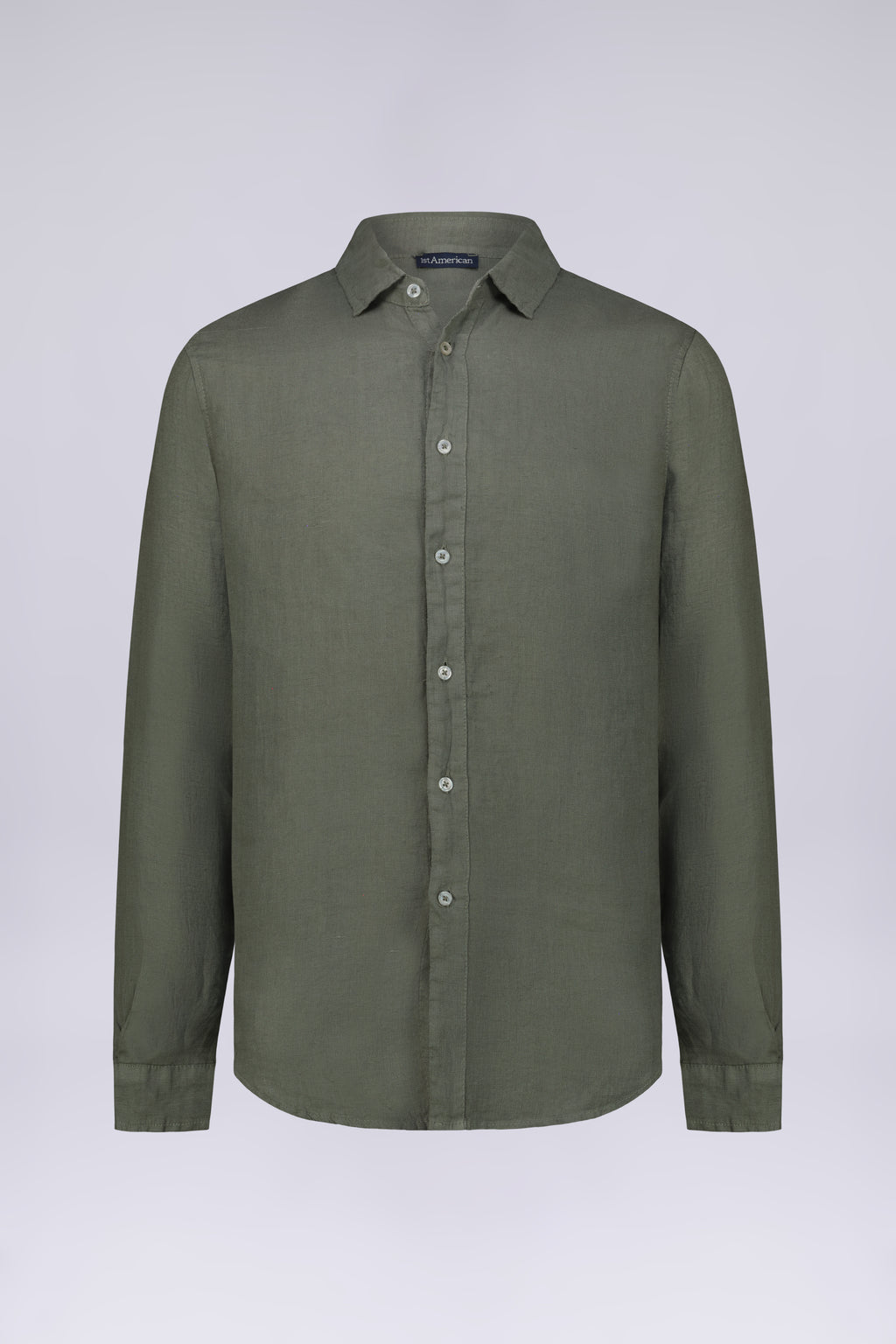 CAMICIA 100%  LINO MANICA LUNGA COLLO CLASSICO