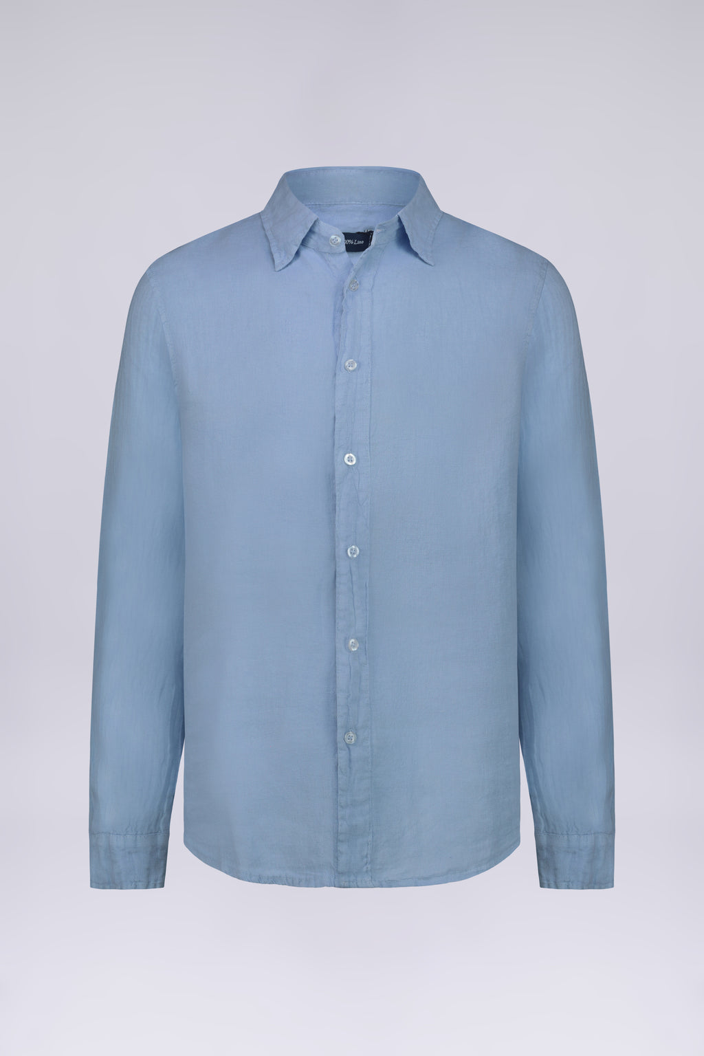 CAMICIA 100%  LINO MANICA LUNGA COLLO CLASSICO