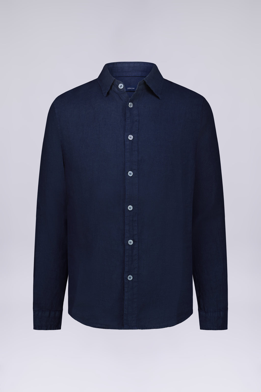 CAMICIA 100%  LINO MANICA LUNGA COLLO CLASSICO