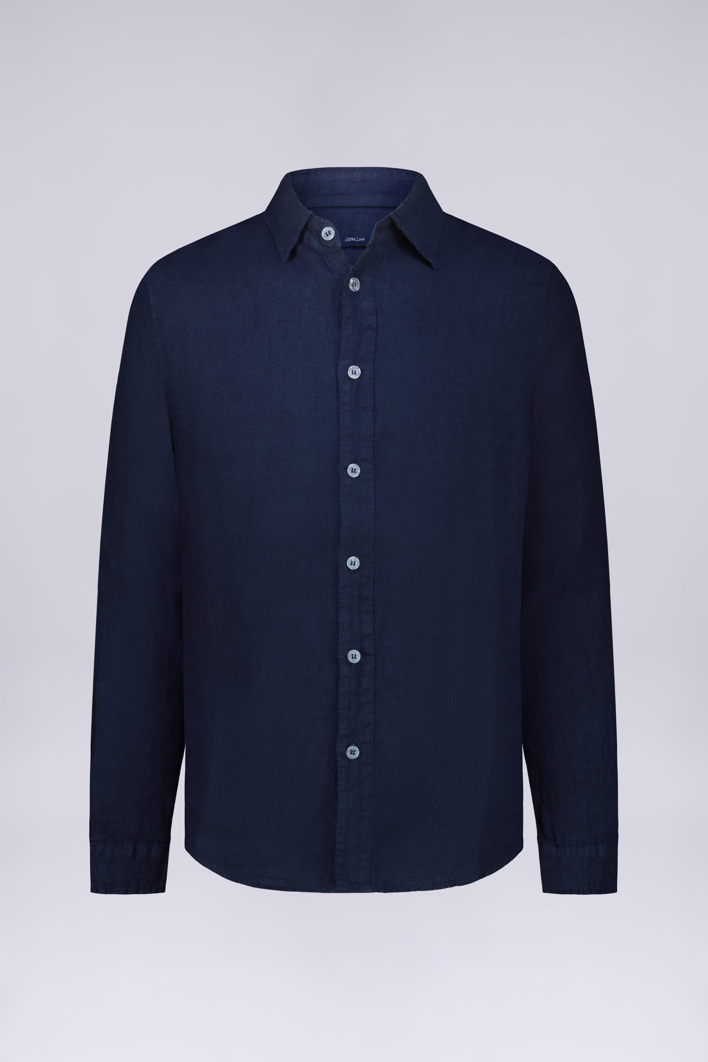 CAMICIA 100%  LINO MANICA LUNGA COLLO CLASSICO
