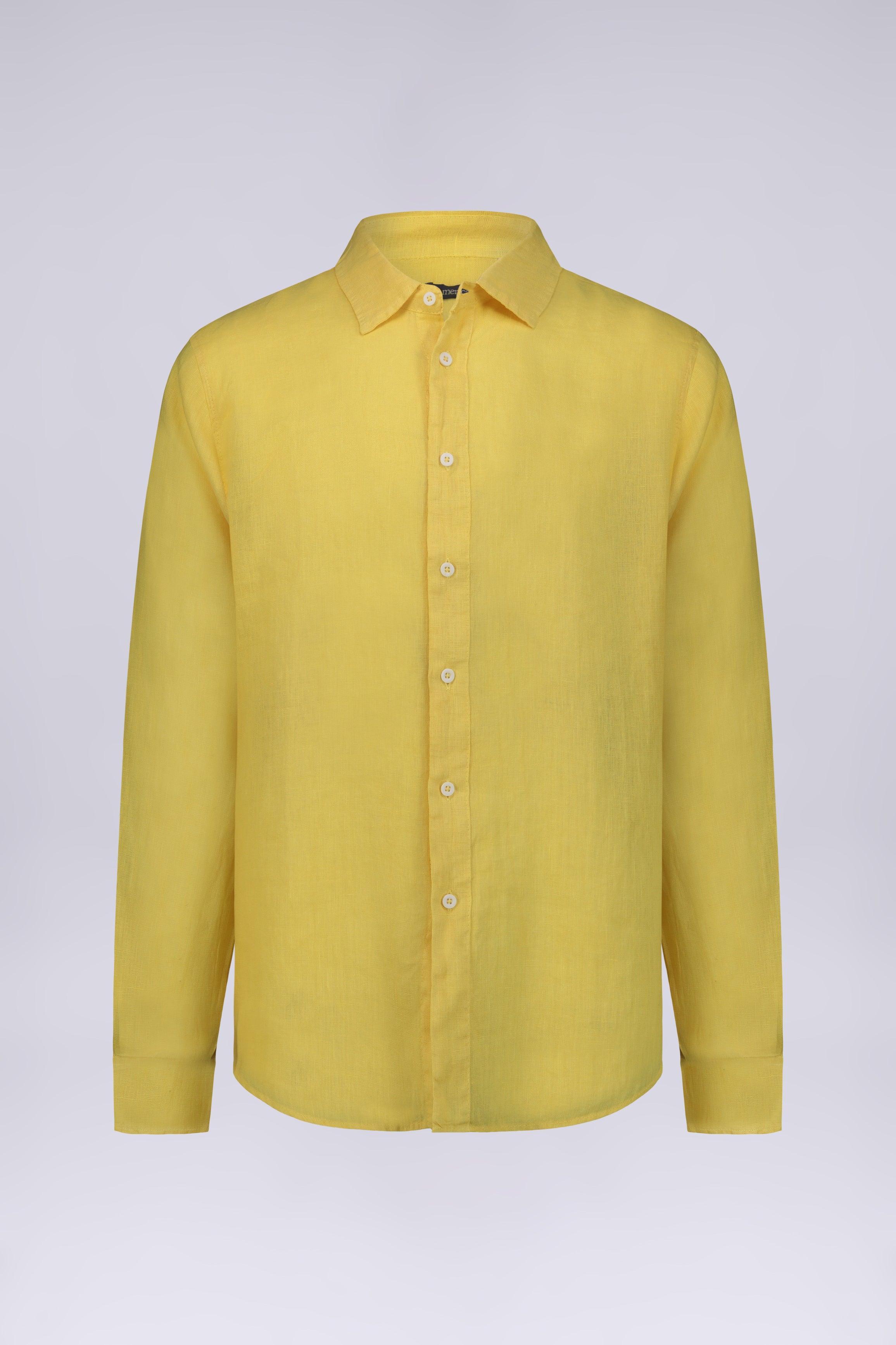 CAMICIA 100%  LINO MANICA LUNGA COLLO CLASSICO