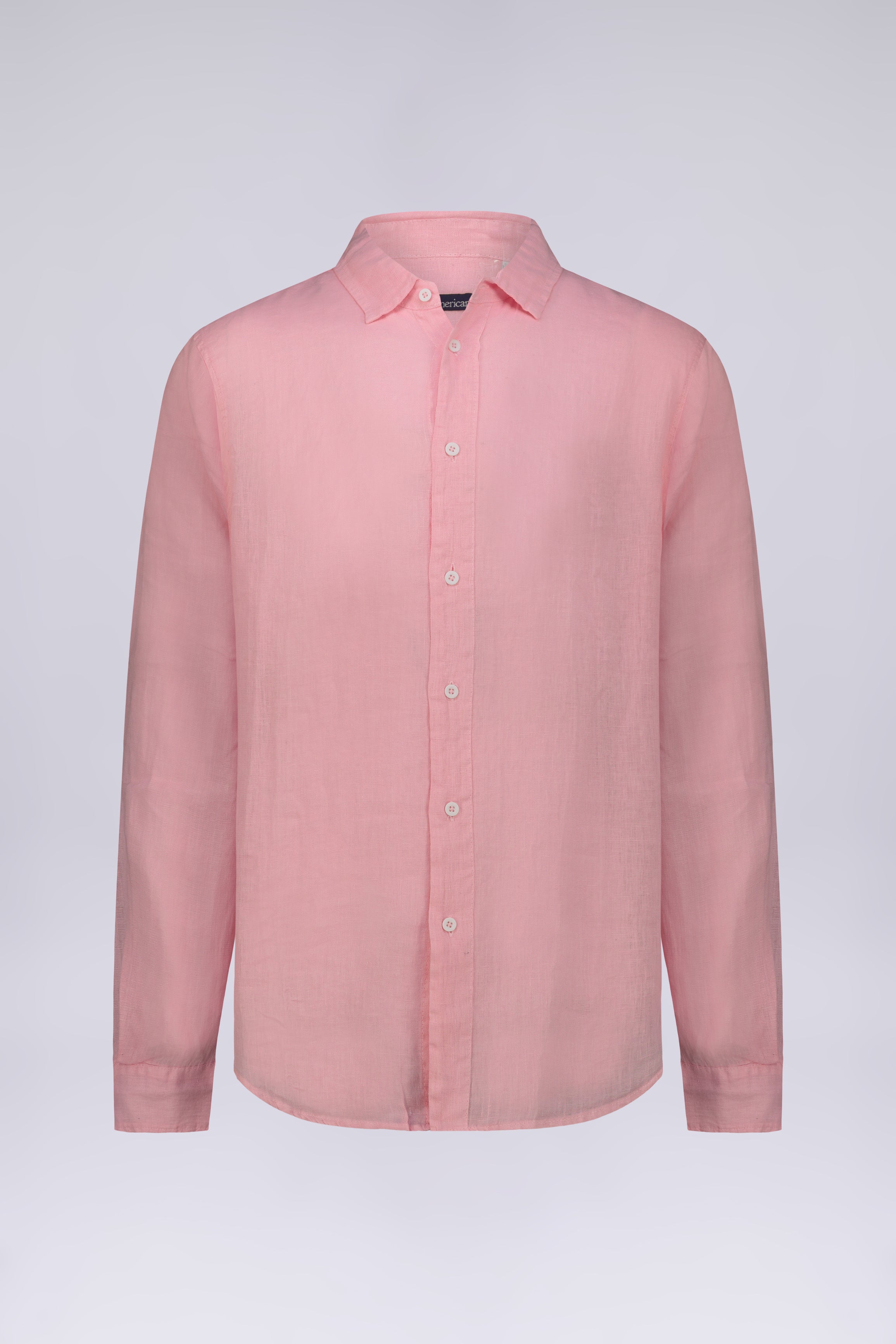 CAMICIA 100%  LINO MANICA LUNGA COLLO CLASSICO