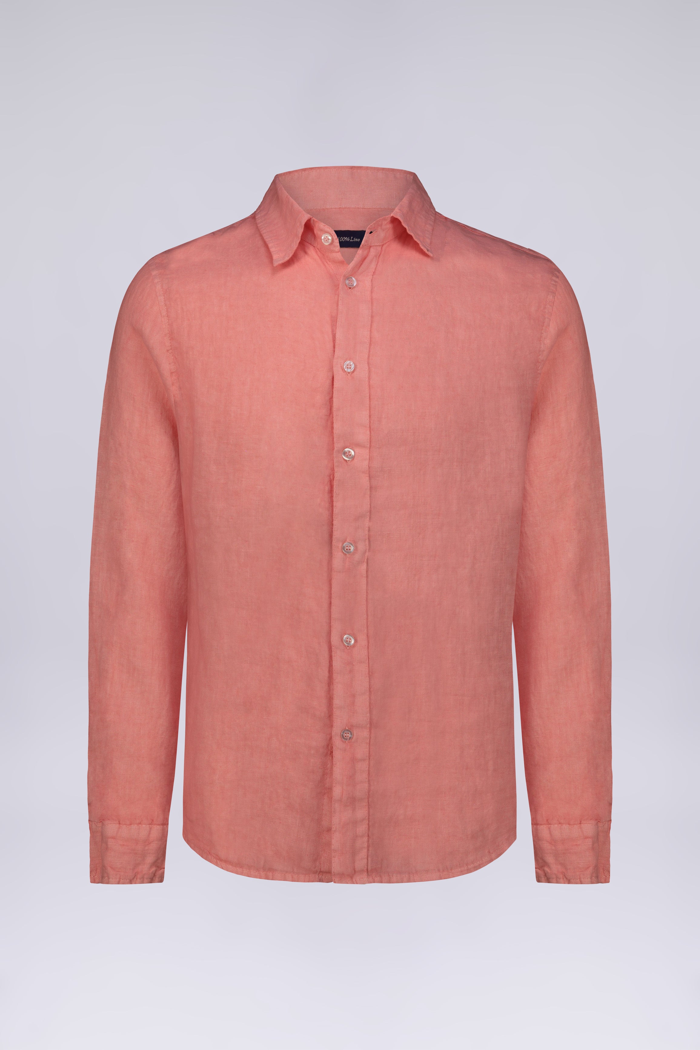 CAMICIA 100%  LINO MANICA LUNGA COLLO CLASSICO