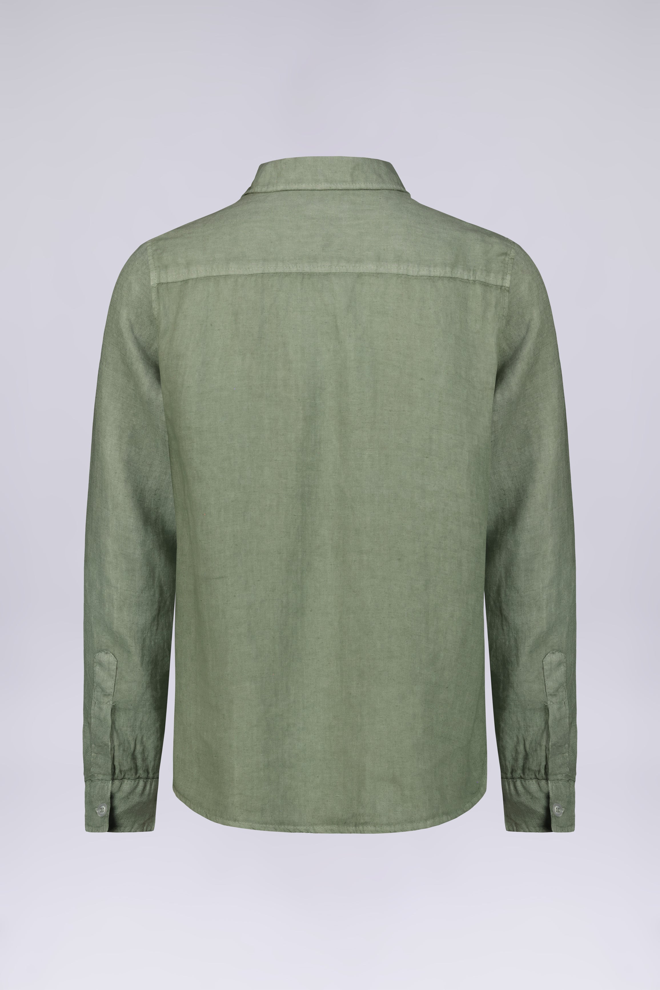 CAMICIA 100%  LINO MANICA LUNGA COLLO CLASSICO
