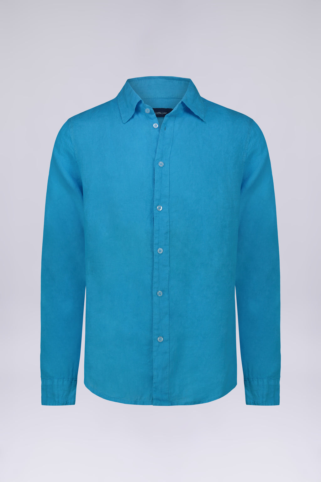 CAMICIA 100%  LINO MANICA LUNGA COLLO CLASSICO