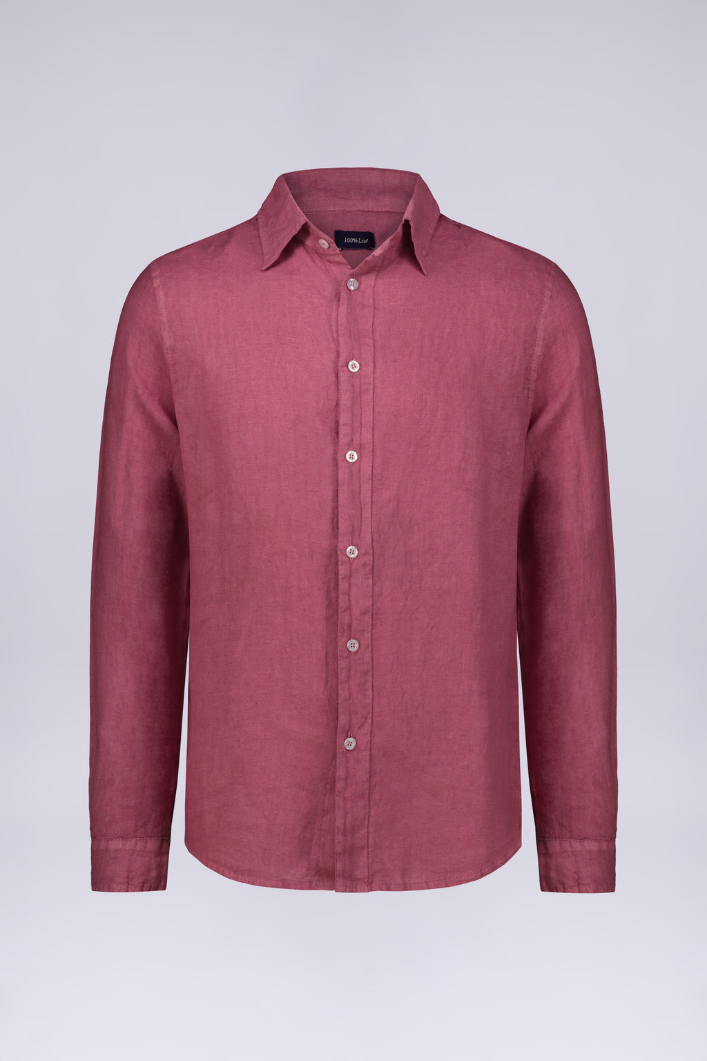 CAMICIA 100%  LINO MANICA LUNGA COLLO CLASSICO
