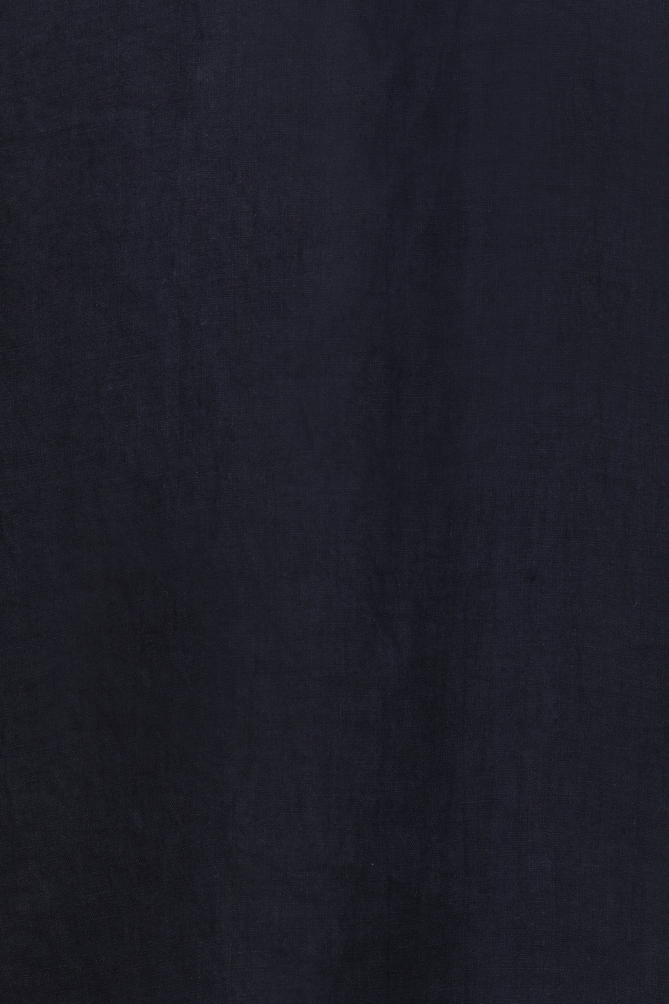 CAMICIA 100% LINO COLLO A V SENZA BOTTONI MANICA LUNGA