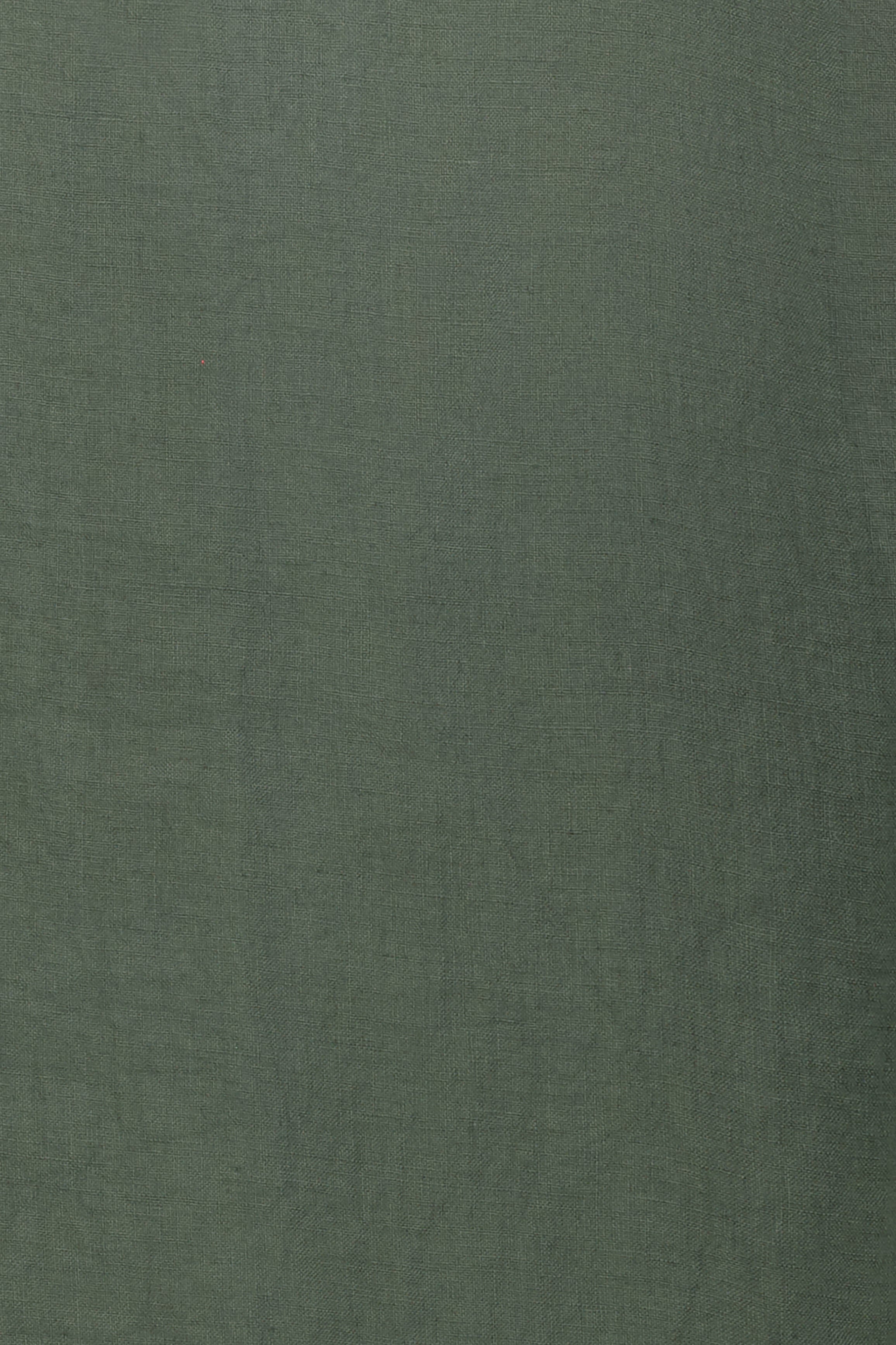 CAMICIA 100% LINO COLLO A V SENZA BOTTONI MANICA LUNGA
