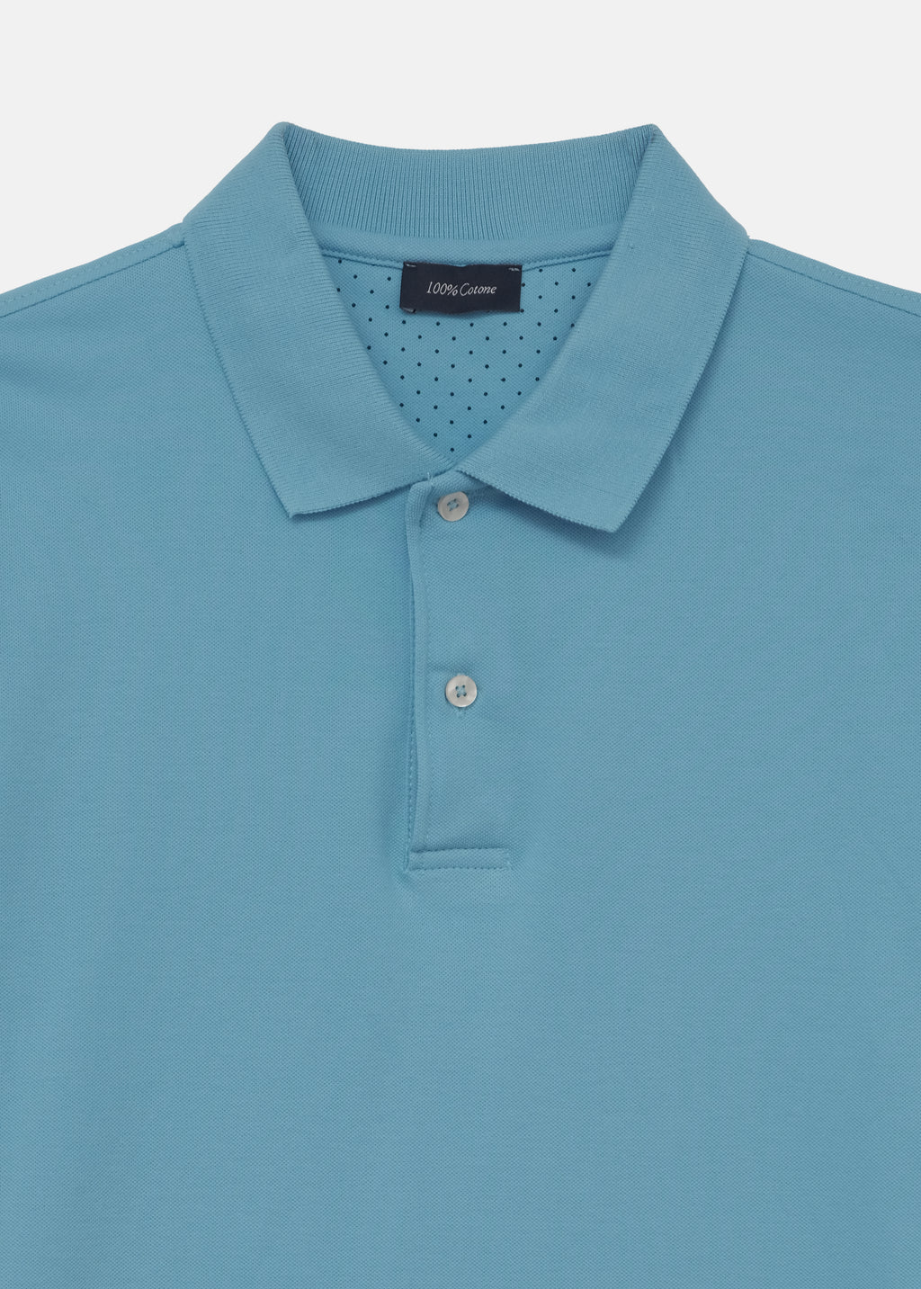 POLO IN PIQUE DI COTONE DUE BOTTONI MANICA CORTA