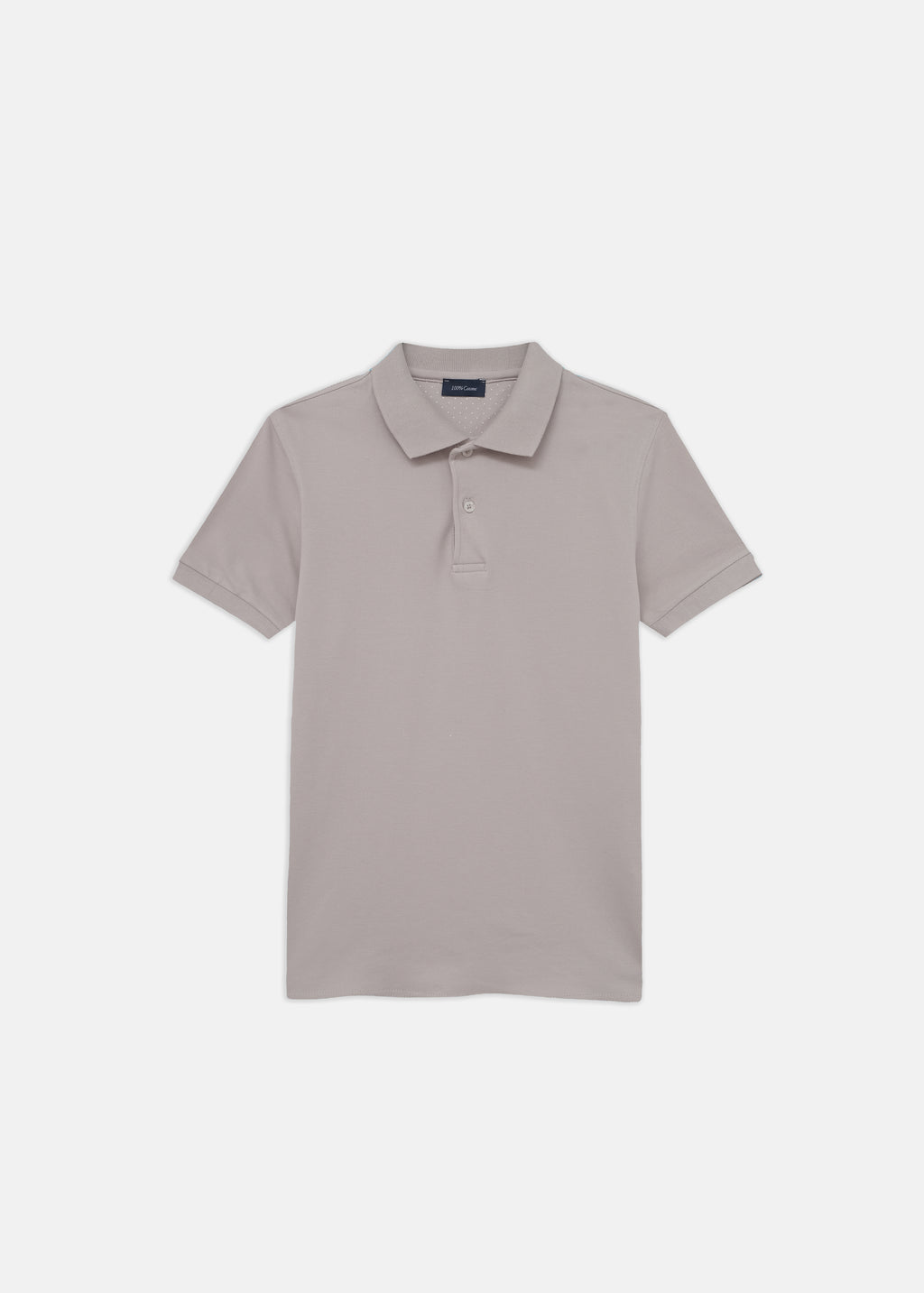 POLO IN PIQUE DI COTONE DUE BOTTONI MANICA CORTA