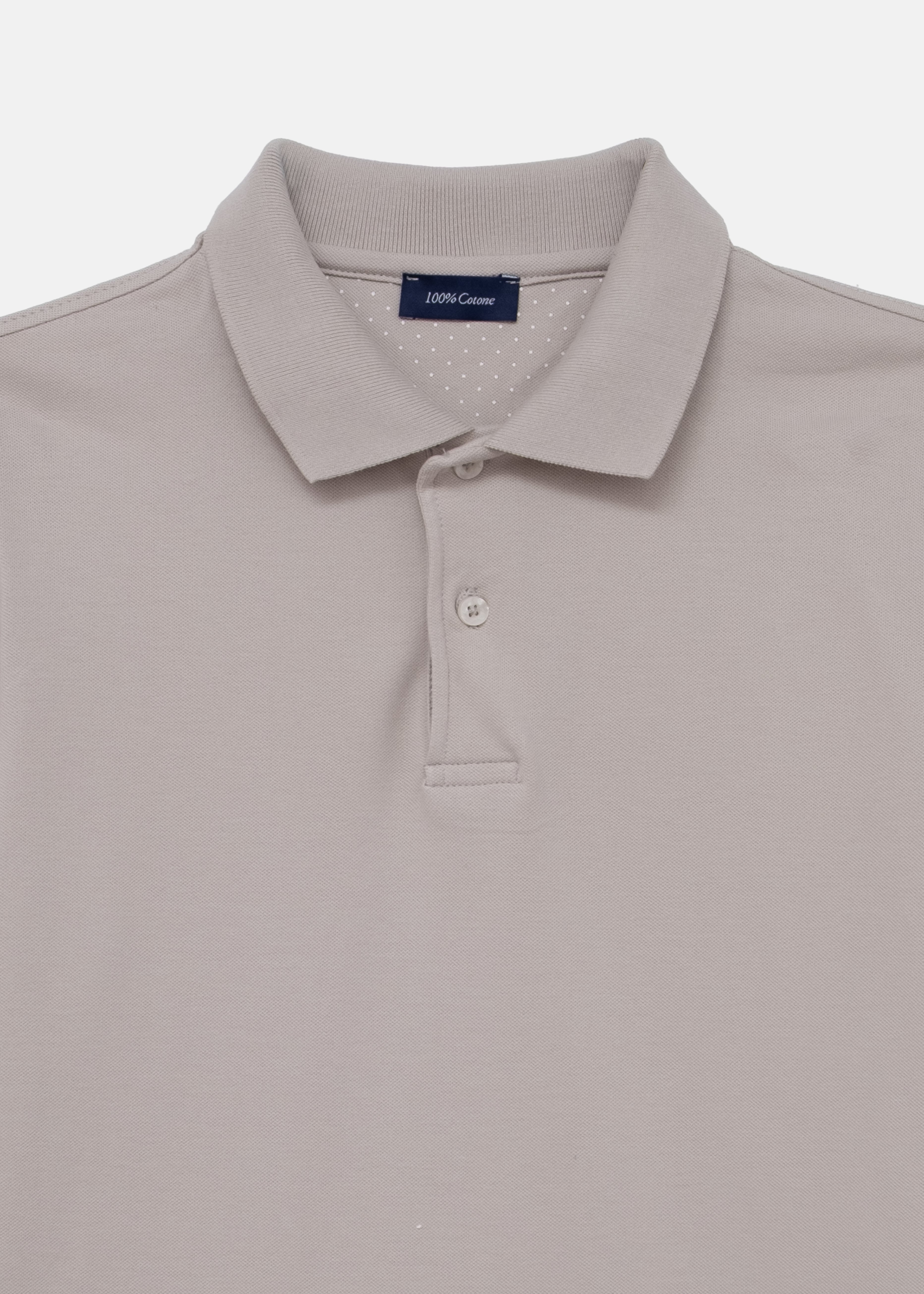 POLO IN PIQUE DI COTONE DUE BOTTONI MANICA CORTA