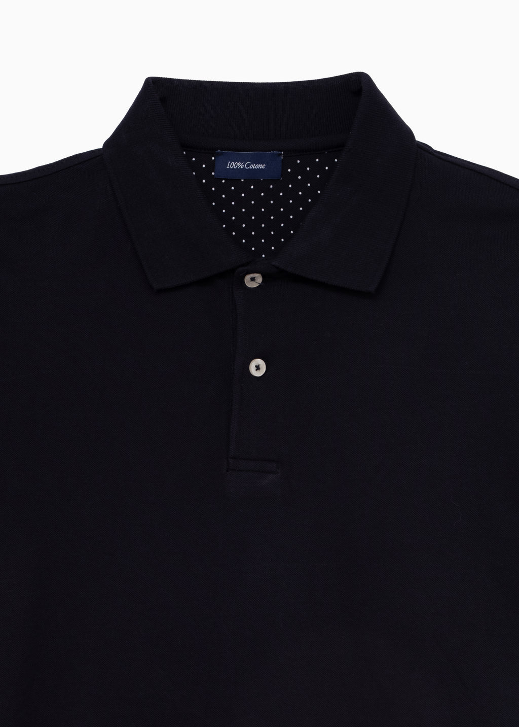 POLO IN PIQUE DI COTONE DUE BOTTONI MANICA CORTA