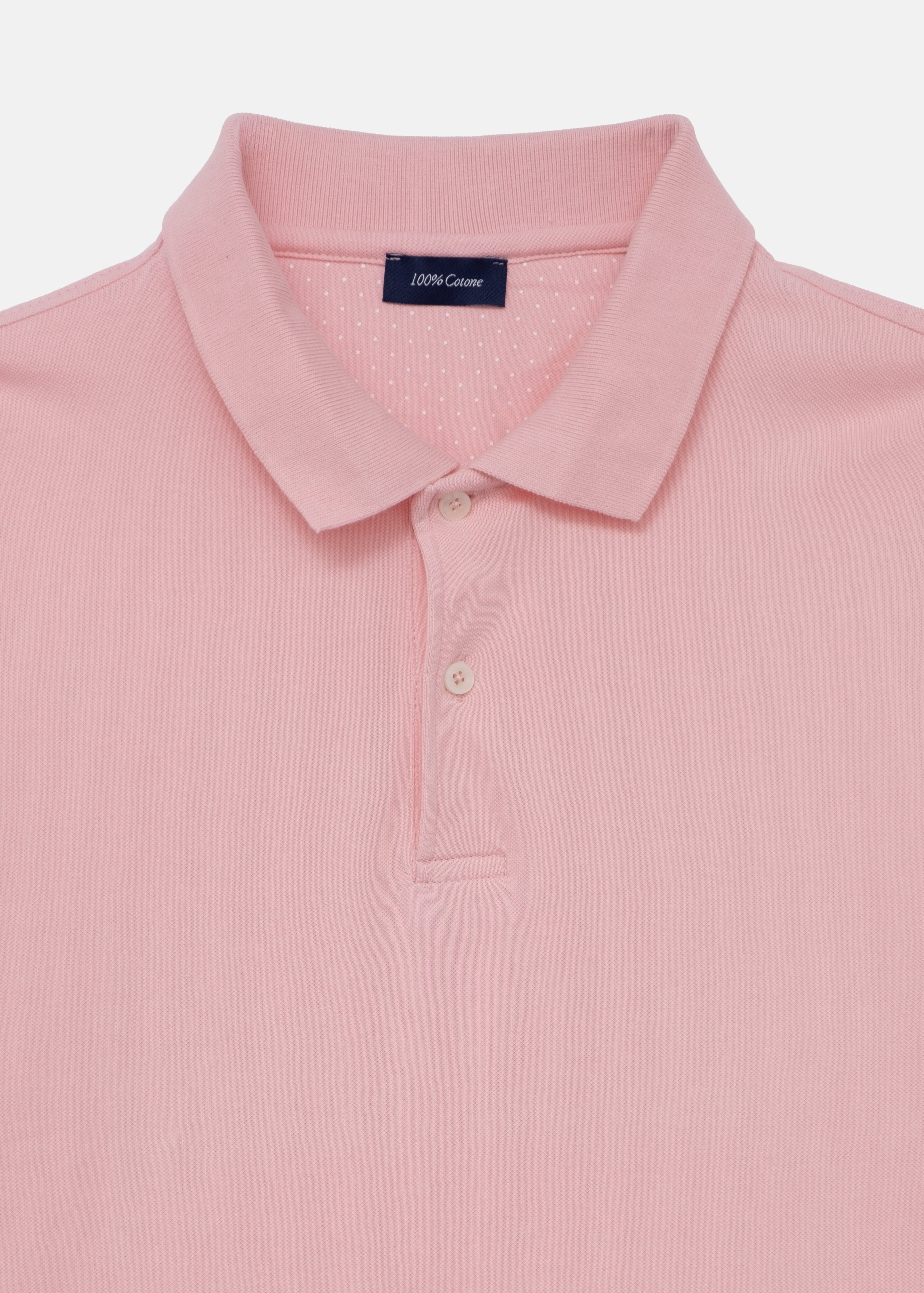 POLO IN PIQUE DI COTONE DUE BOTTONI MANICA CORTA