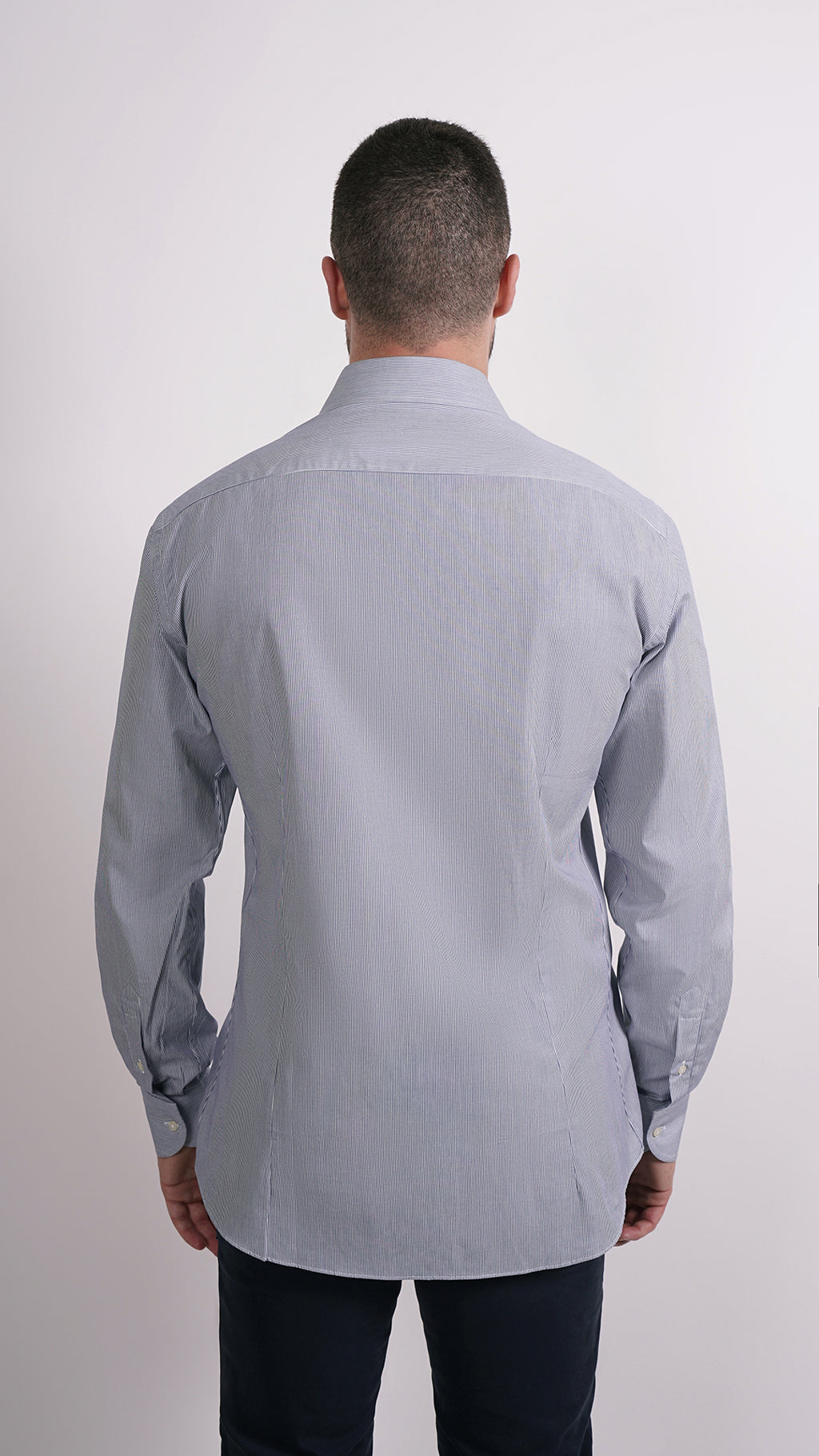 CAMICIA 100% COTONE DOPPIO RITORTO MANICA LUNGA
