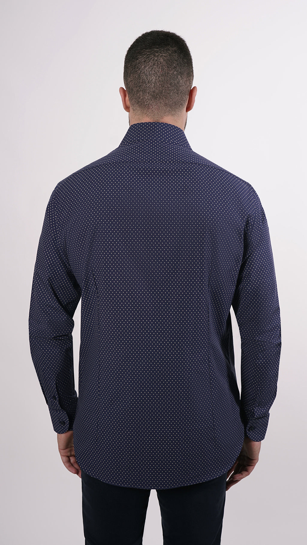 CAMICIA 100% COTONE DOPPIO RITORTO MANICA LUNGA