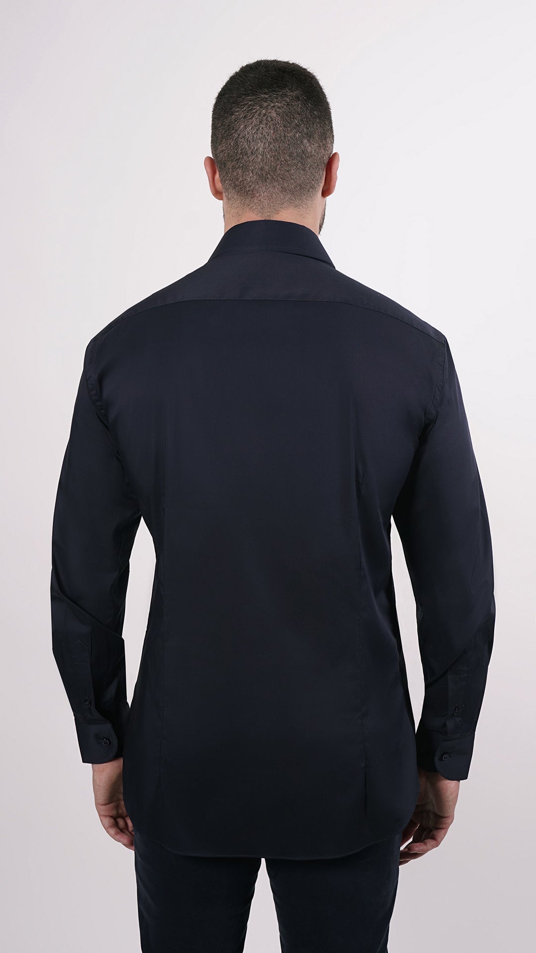 CAMICIA 100% COTONE DOPPIO RITORTO MANICA LUNGA