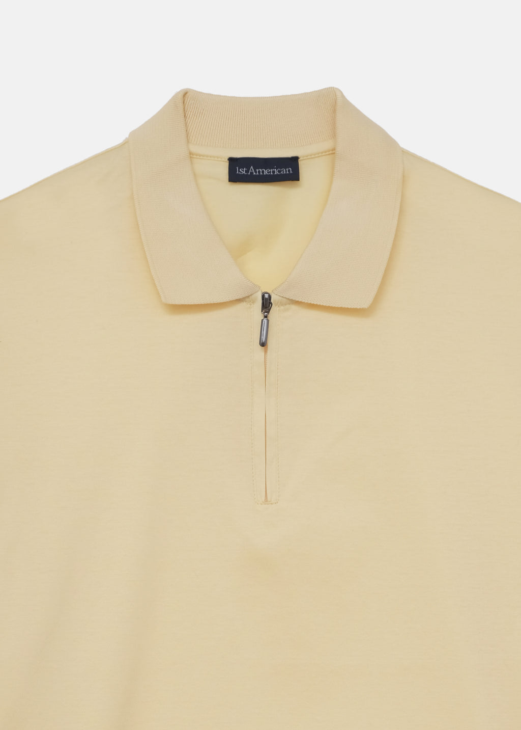 POLO 100% FILO DI SCOZIA MEZZA ZIP MANICA CORTA