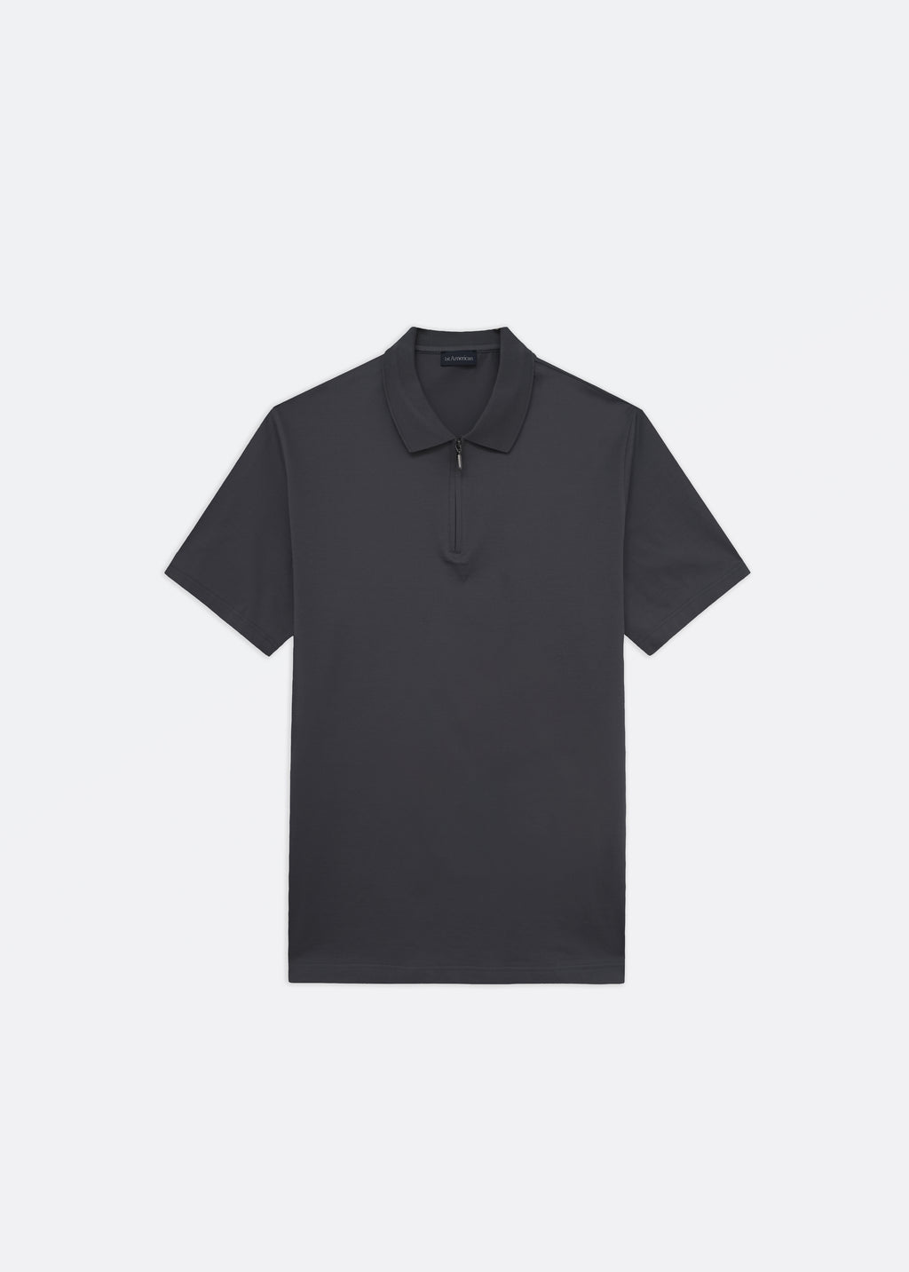 POLO 100% FILO DI SCOZIA MEZZA ZIP MANICA CORTA