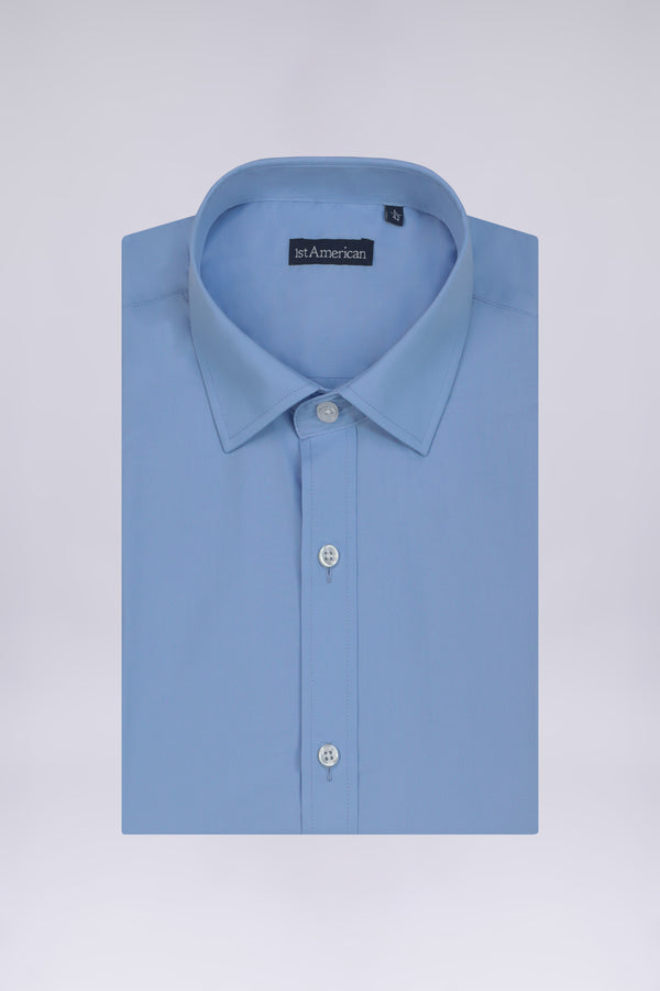 CAMICIA 100% COTONE SILK TOUCH MANICA CORTA