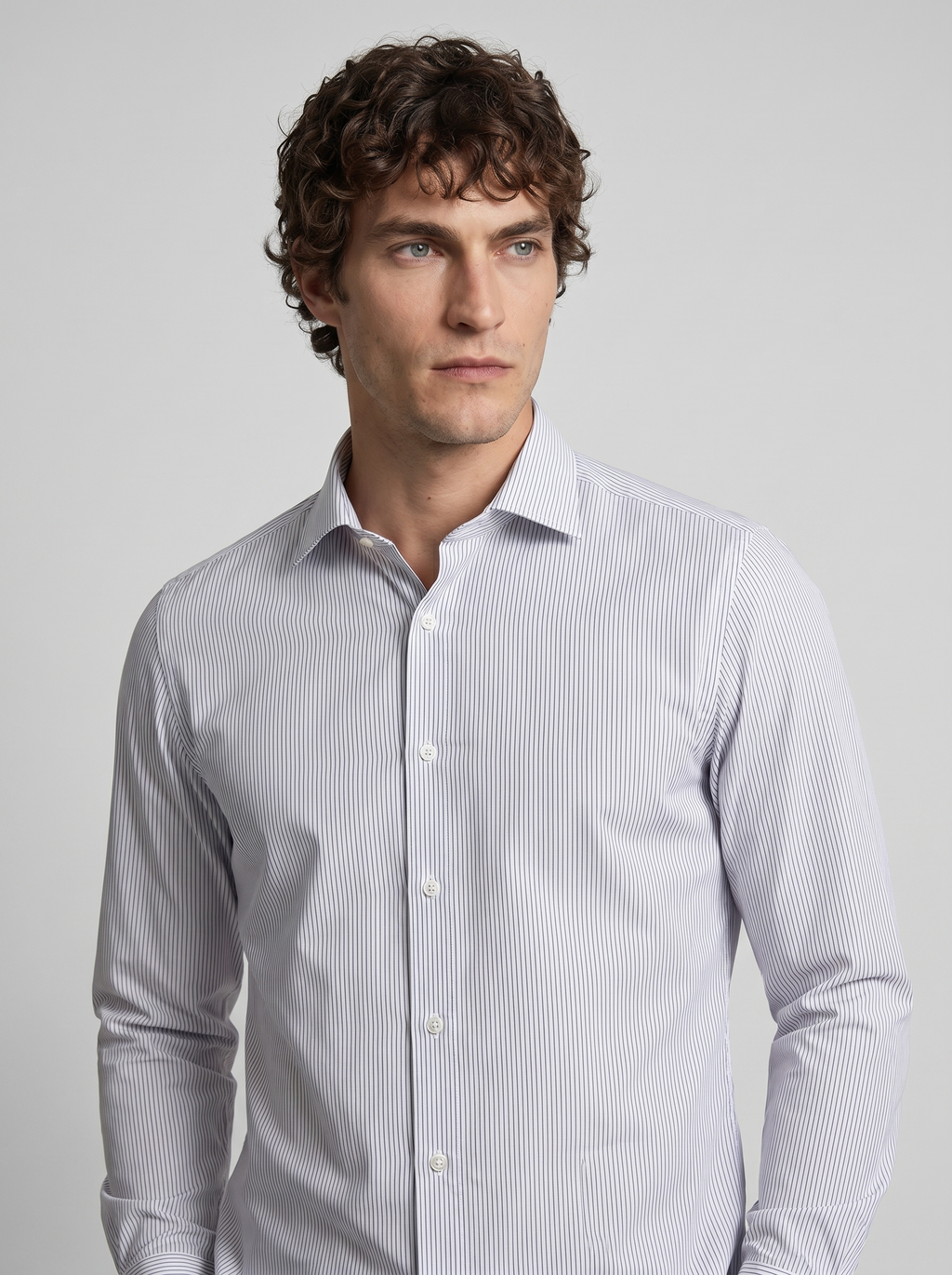 CAMICIA 100% COTONE SILK TOUCH MANICA LUNGA