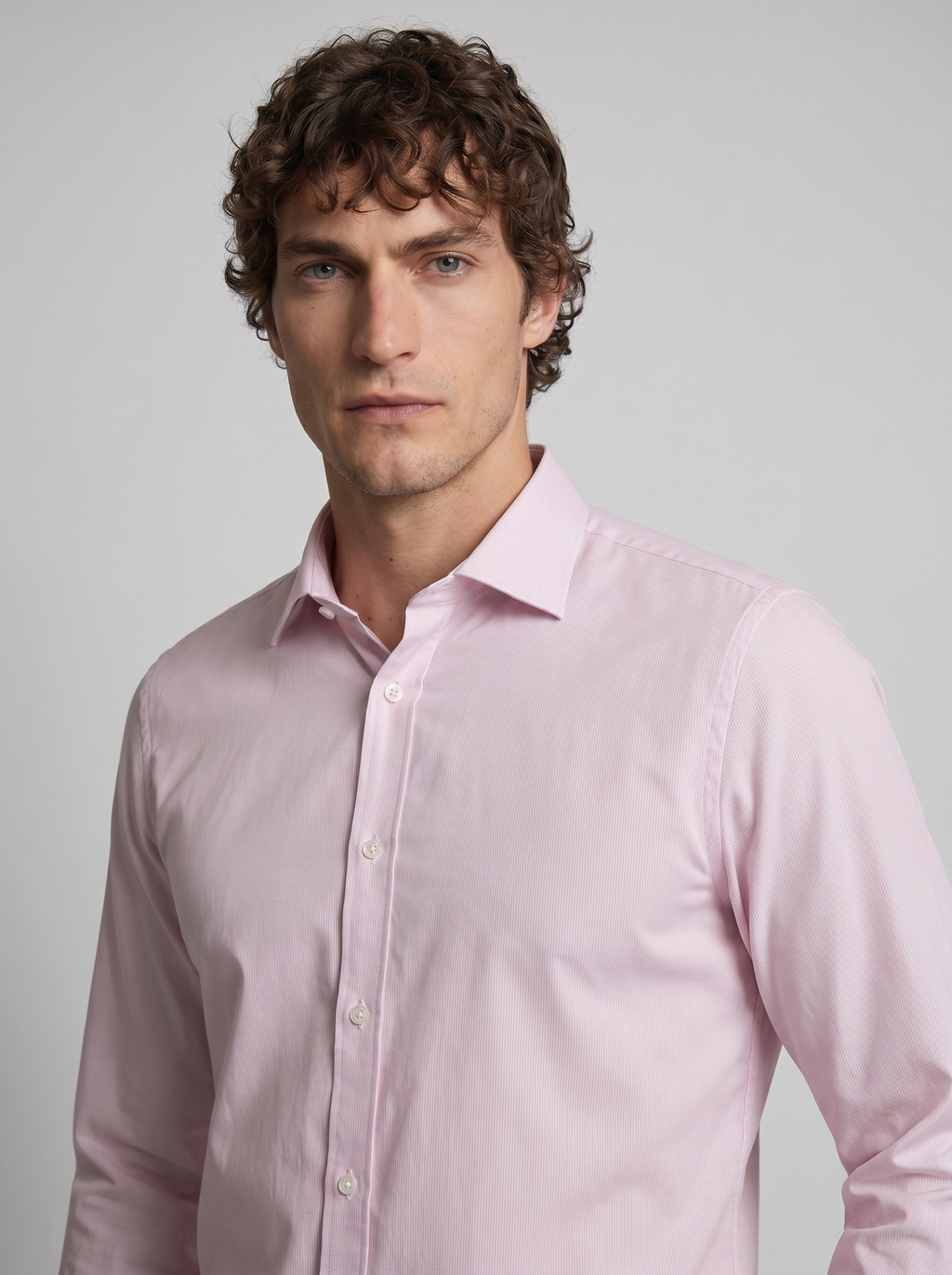 CAMICIA 100% COTONE SILK TOUCH MANICA LUNGA