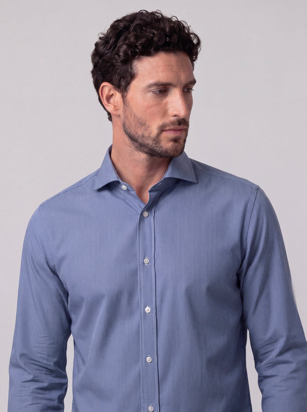 CAMICIA 100% COTONE SILK TOUCH MANICA LUNGA