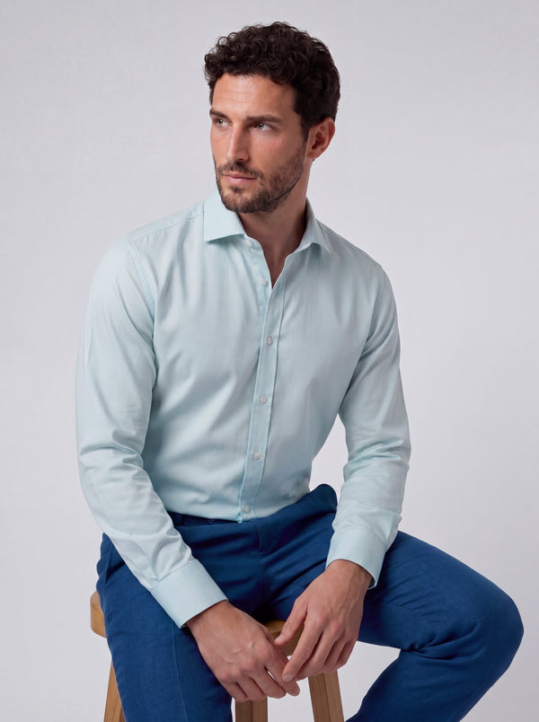 CAMICIA 100% COTONE SILK TOUCH MANICA LUNGA