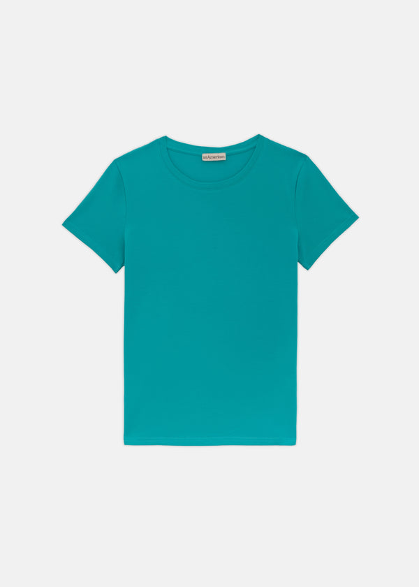 T-SHIRT IN JERSEY DI COTONE GIROCOLLO MANICA CORTA