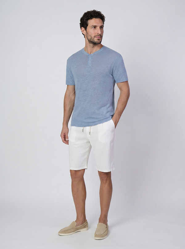 T-SHIRT 100% JERSEY DI LINO SERAFINO A MANICA CORTA