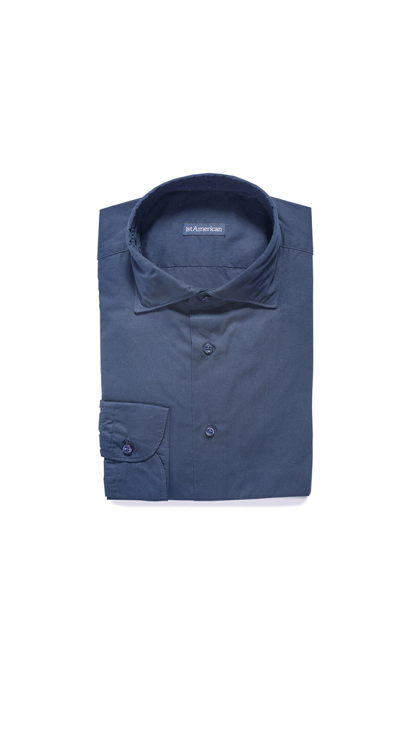 CAMICIA 100% COTONE DOPPIO RITORTO MANICA LUNGA