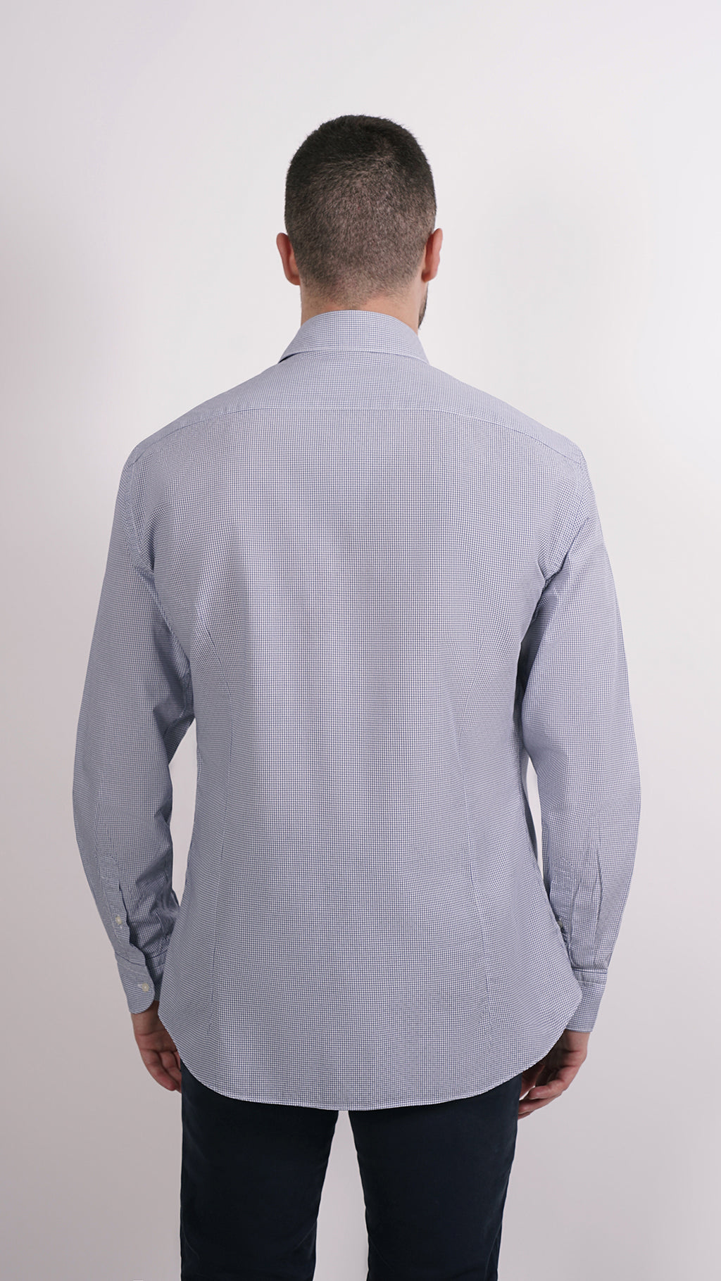 CAMICIA 100% COTONE DOPPIO RITORTO MANICA LUNGA