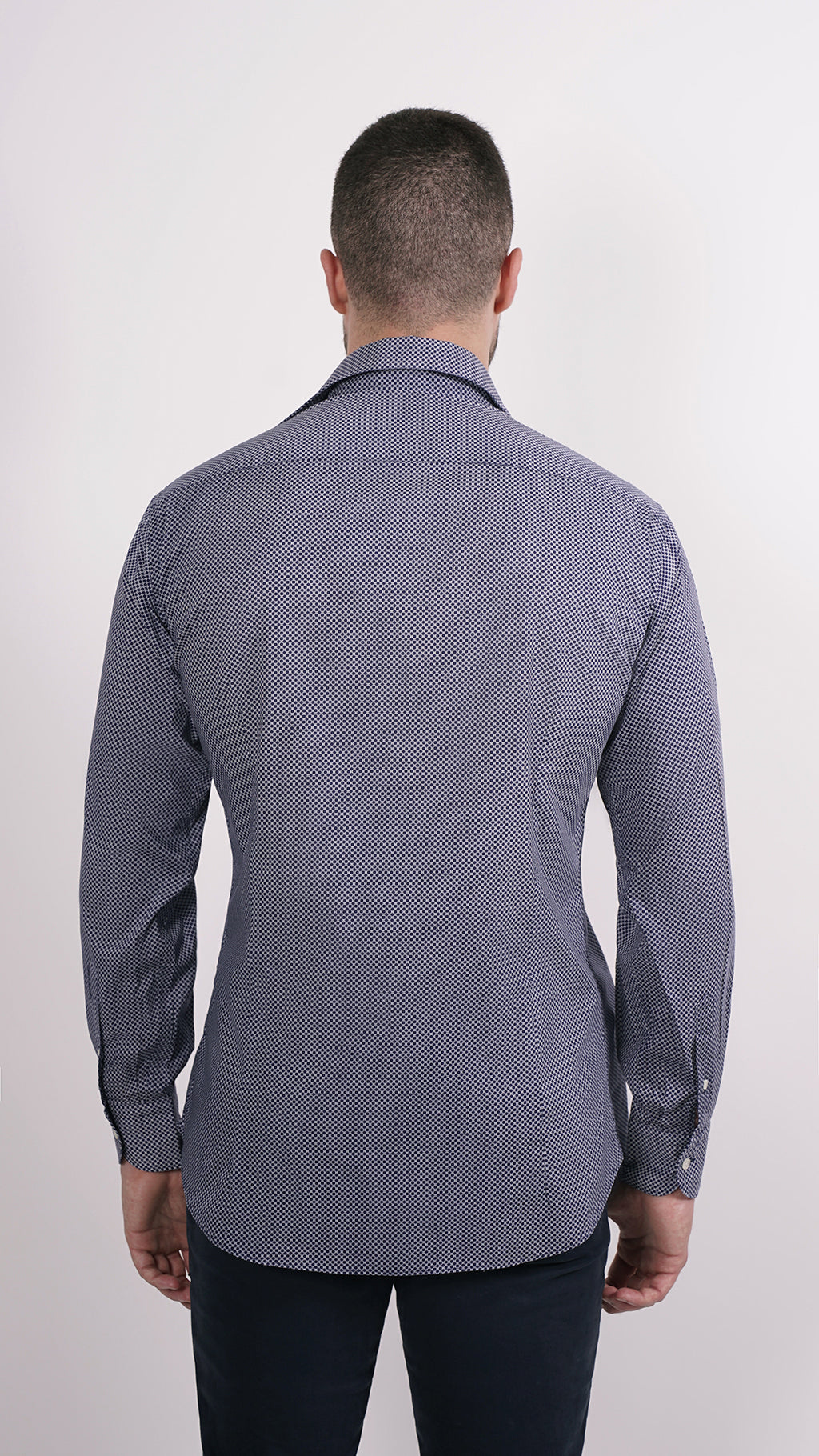 CAMICIA 100% COTONE DOPPIO RITORTO MANICA LUNGA