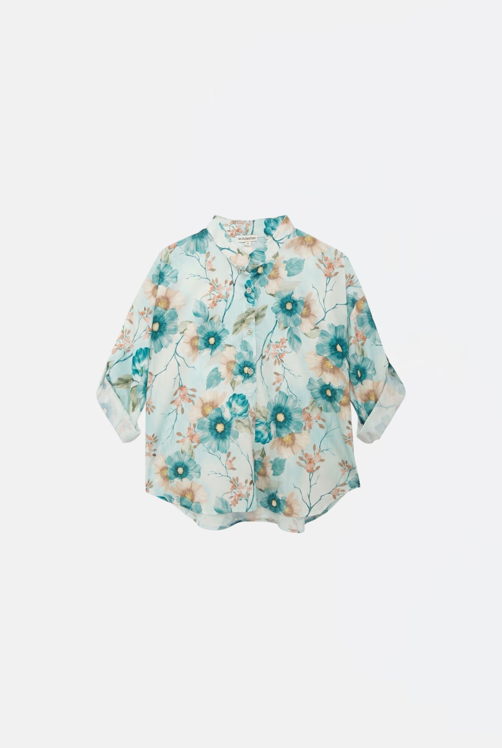 CAMICIA 100% COTONE MANICA TRE QUARTI