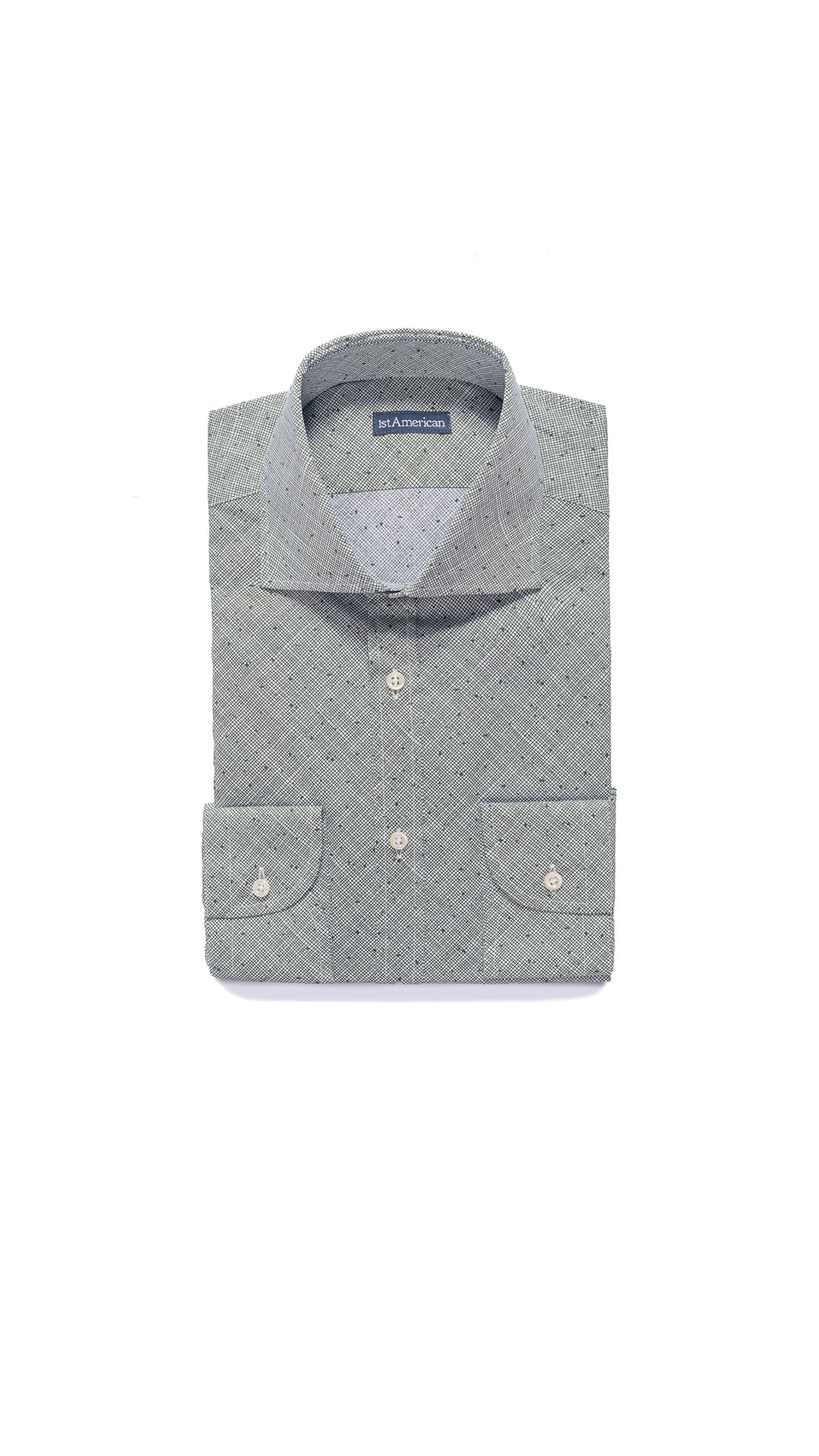 CAMICIA 100% COTONE DOPPIO RITORTO MANICA LUNGA