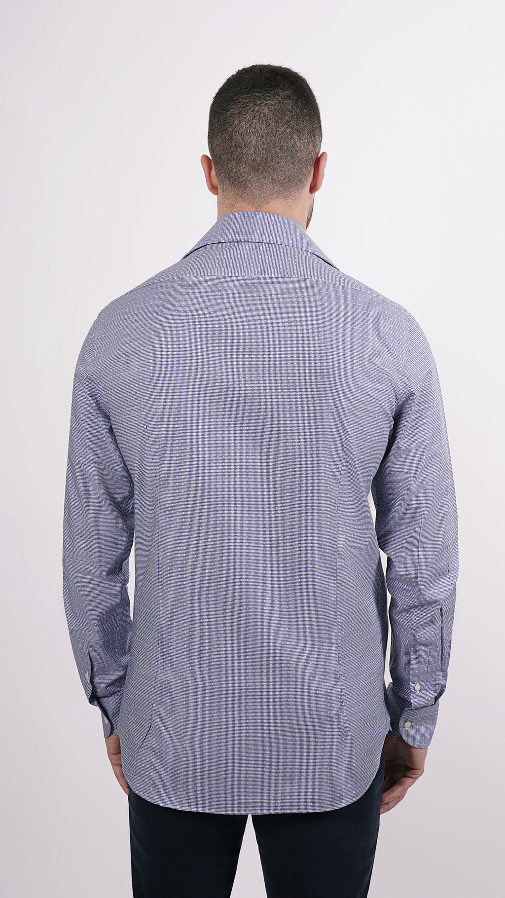CAMICIA 100% COTONE DOPPIO RITORTO MANICA LUNGA