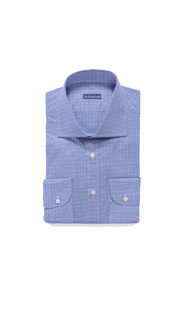 CAMICIA 100% COTONE DOPPIO RITORTO MANICA LUNGA