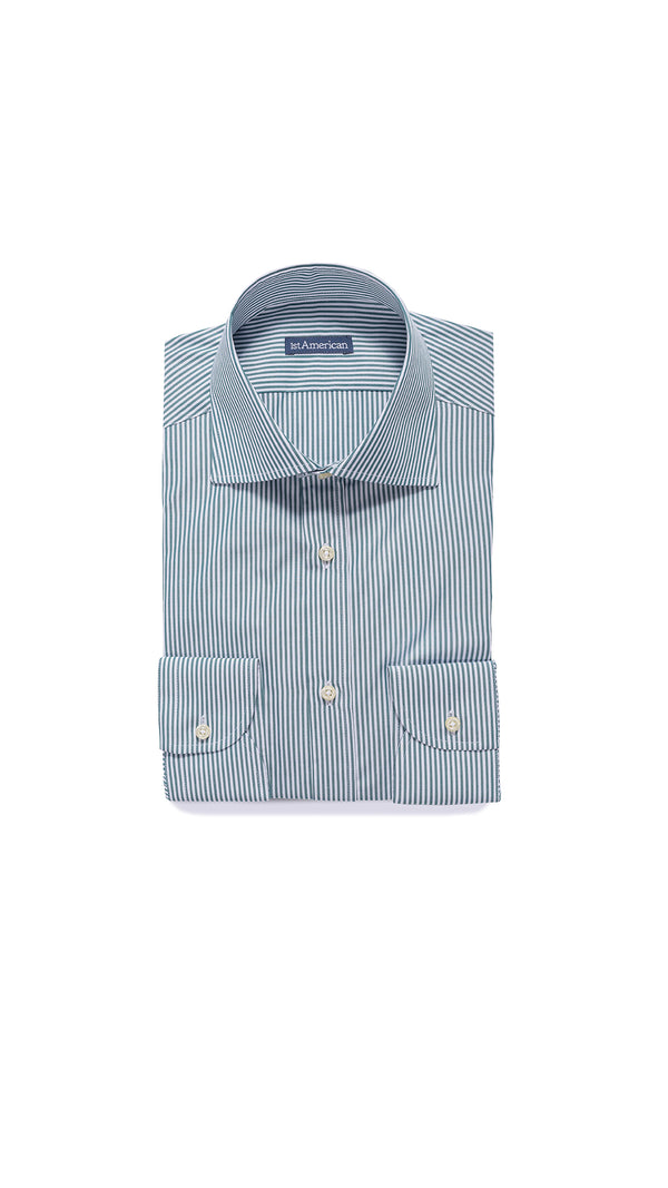 CAMICIA 100% COTONE DOPPIO RITORTO MANICA LUNGA