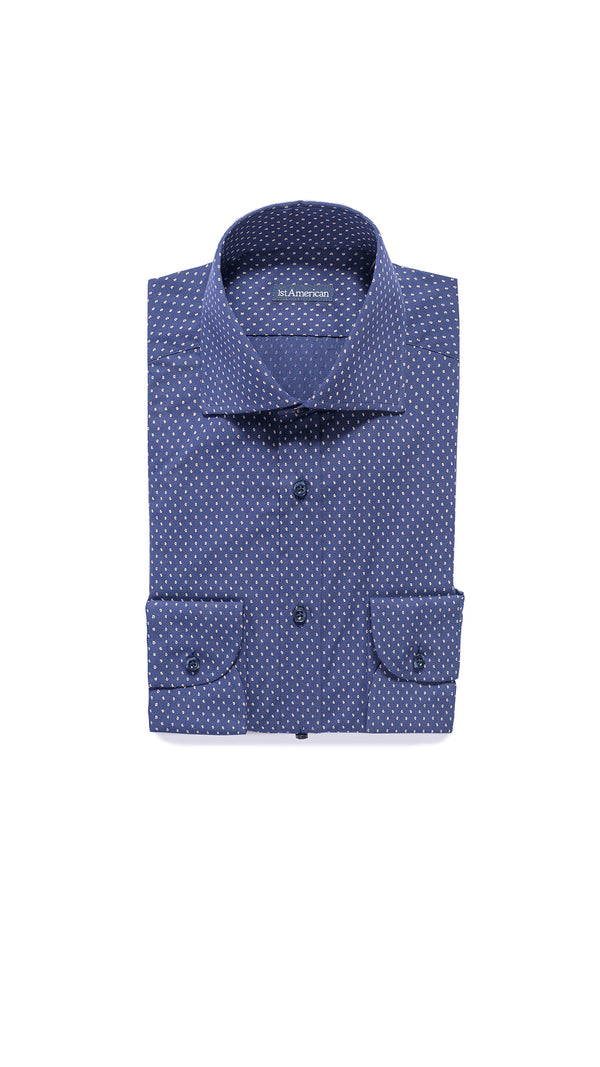 CAMICIA 100% COTONE DOPPIO RITORTO MANICA LUNGA