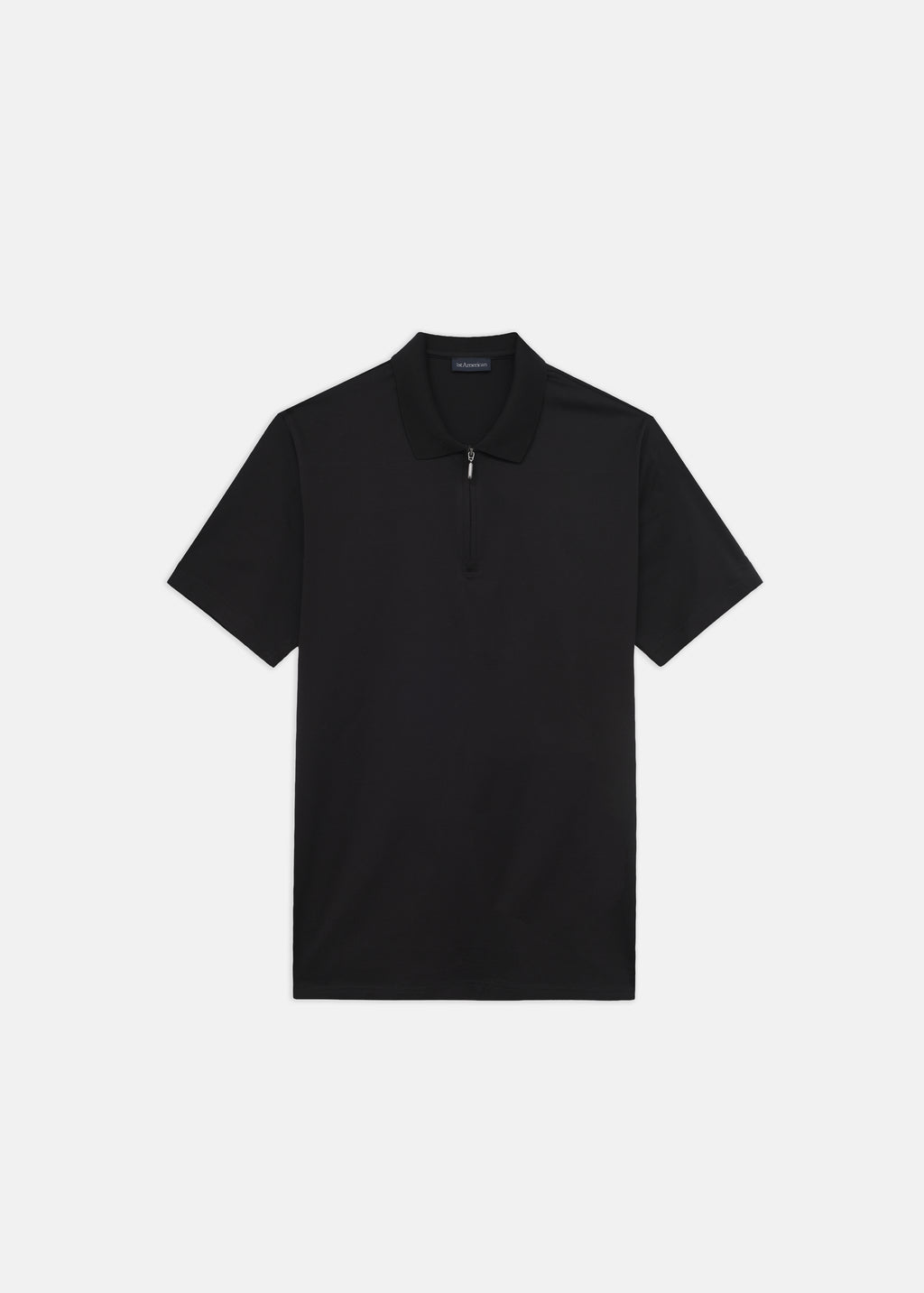 POLO 100% FILO DI SCOZIA MEZZA ZIP MANICA CORTA