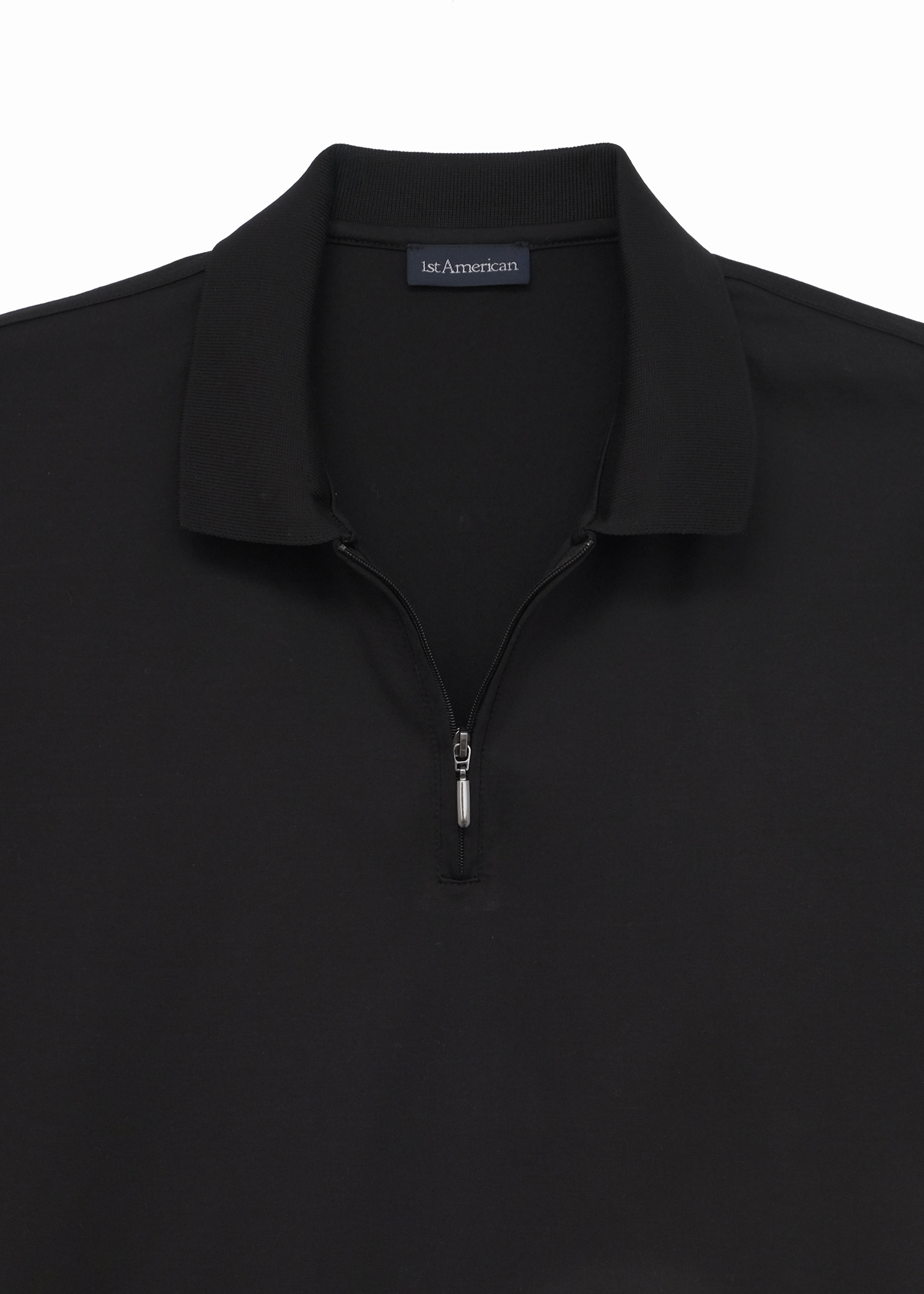 POLO 100% FILO DI SCOZIA MEZZA ZIP MANICA CORTA