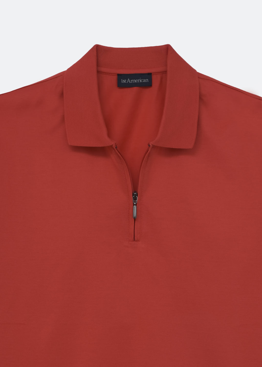POLO 100% FILO DI SCOZIA MEZZA ZIP MANICA CORTA